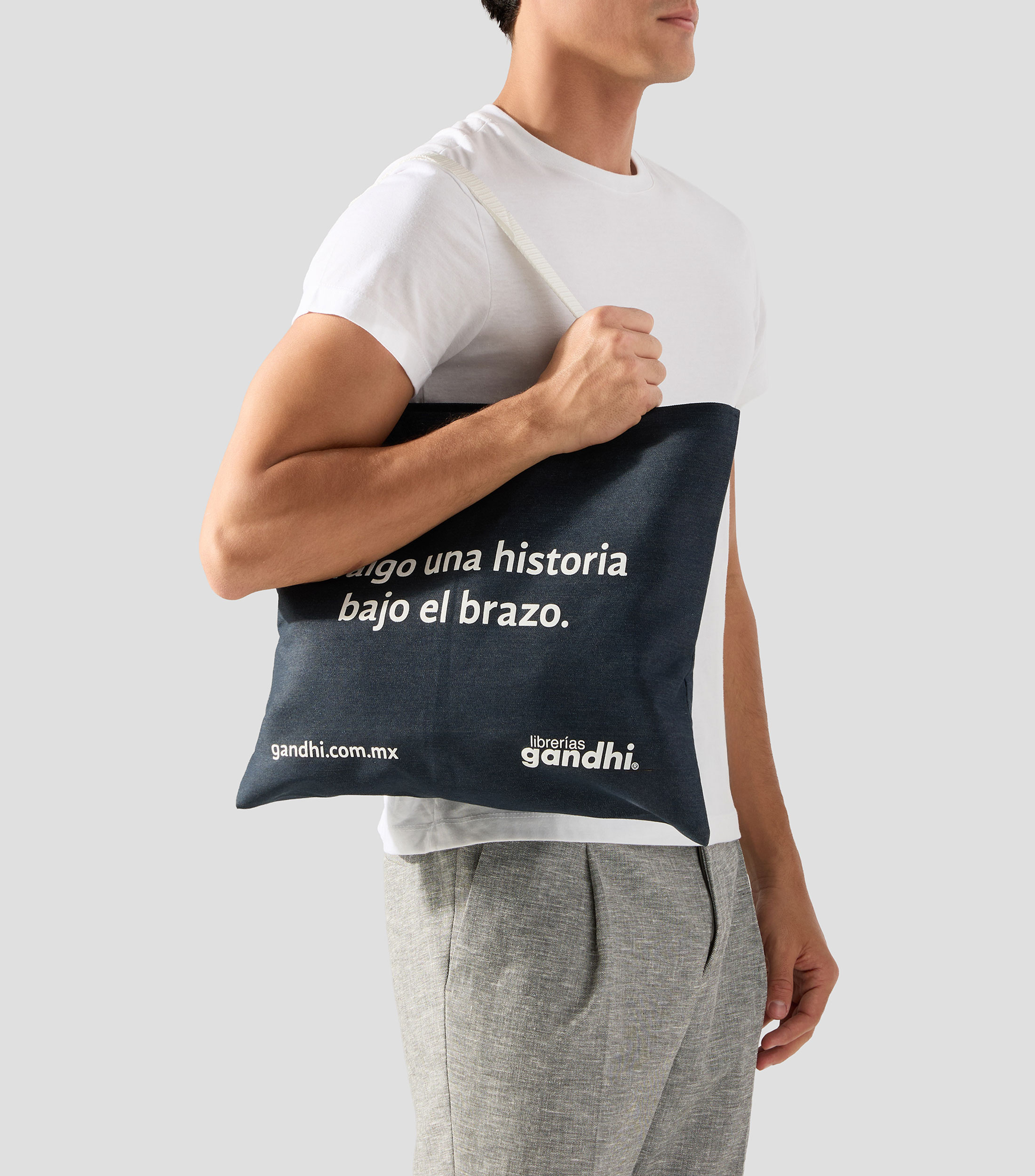 UnisexBolso tote azul en mezclilla Unisex