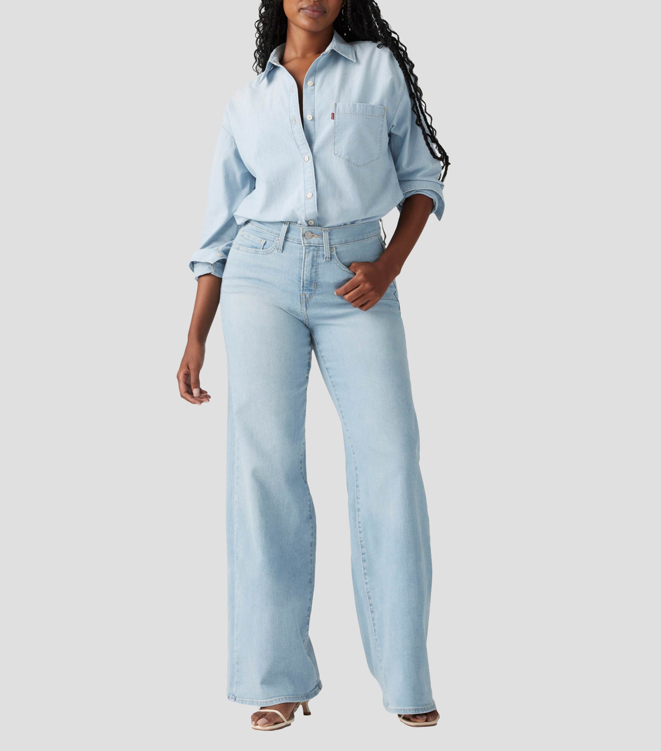 Jeans Shaping Wideleg 318 Mujer