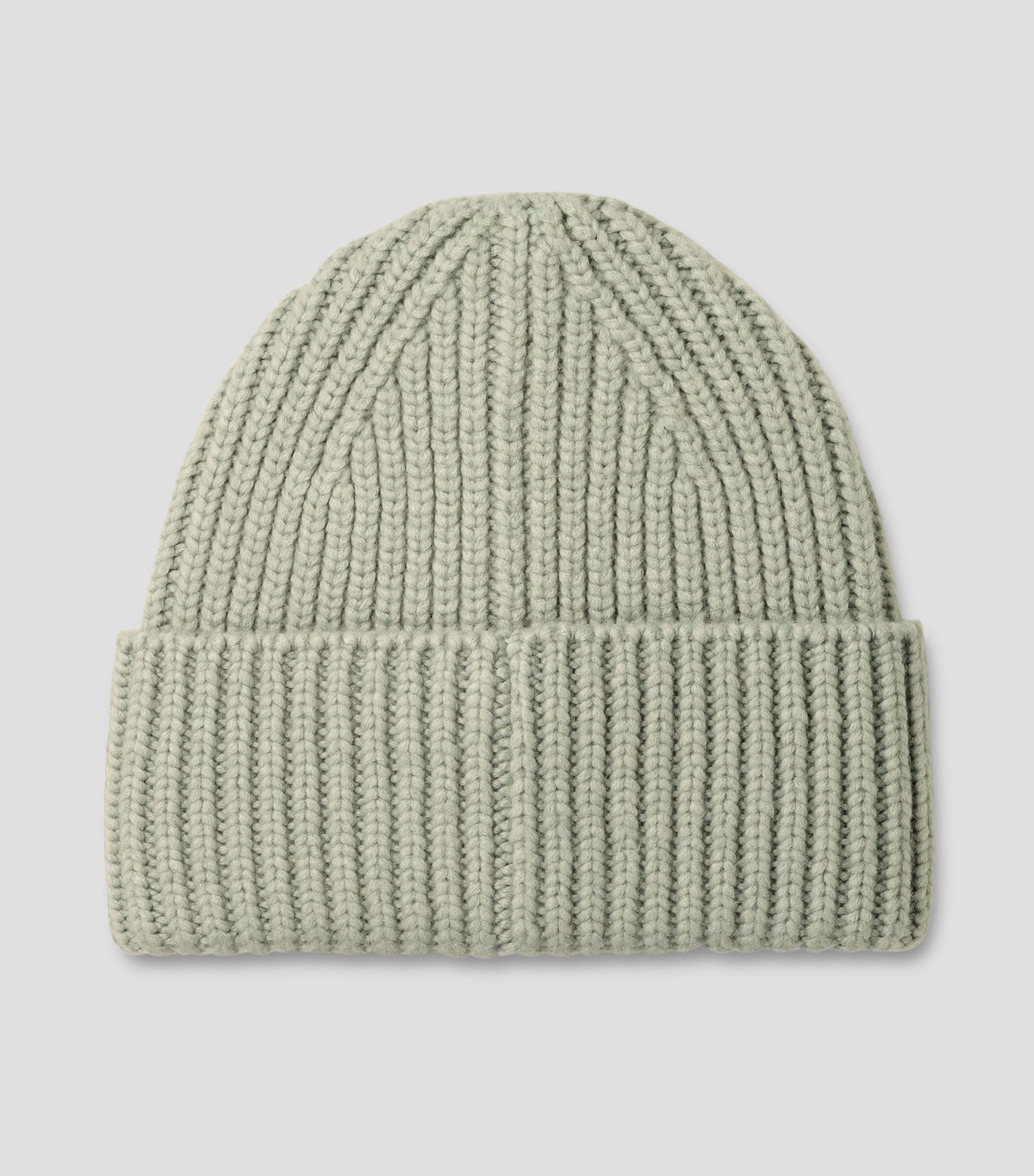 Gorro en tejido de punto liso Mujer