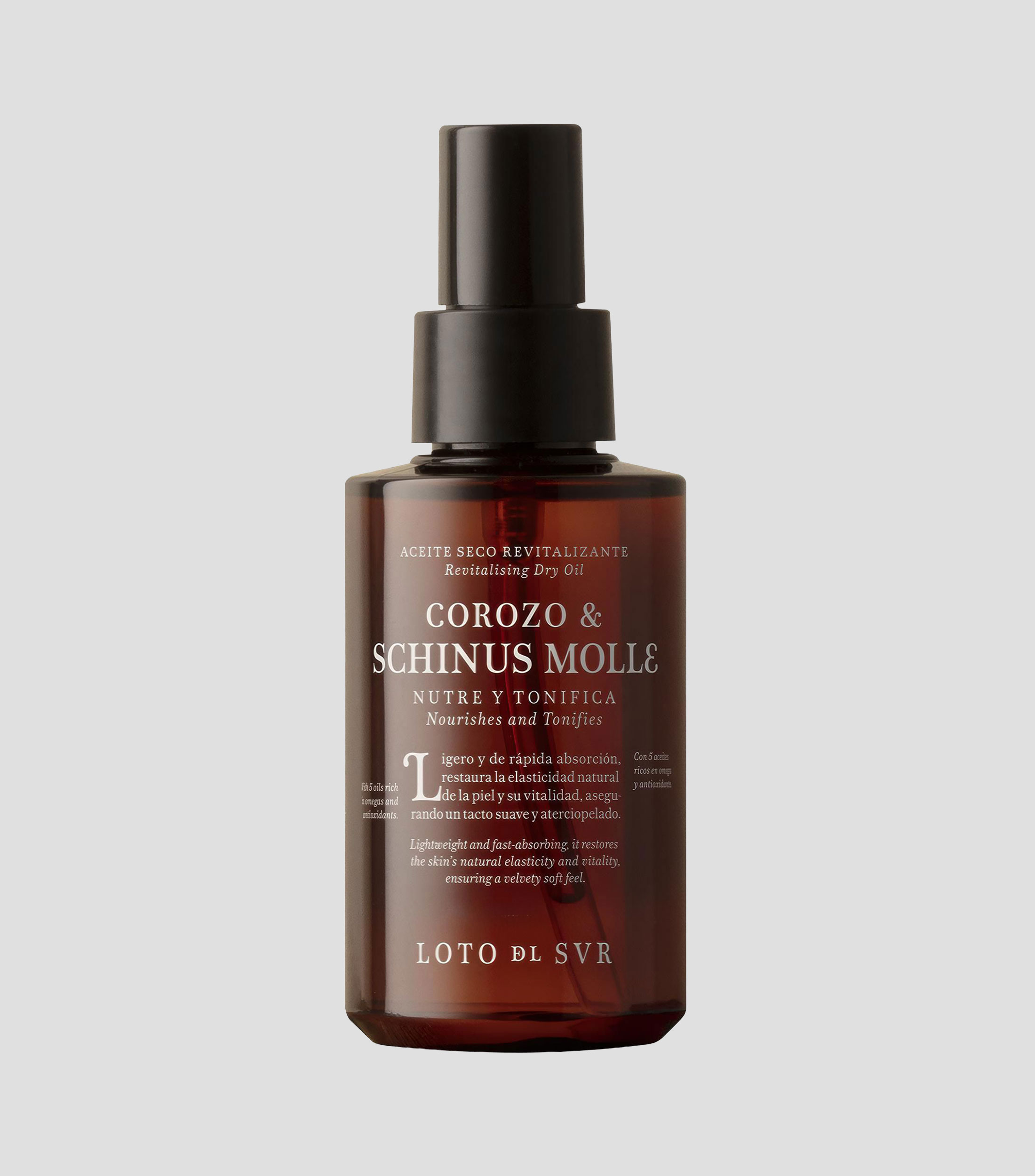 Aceite Seco Revitalizante Corozo & Schinus Molle, 100 ml