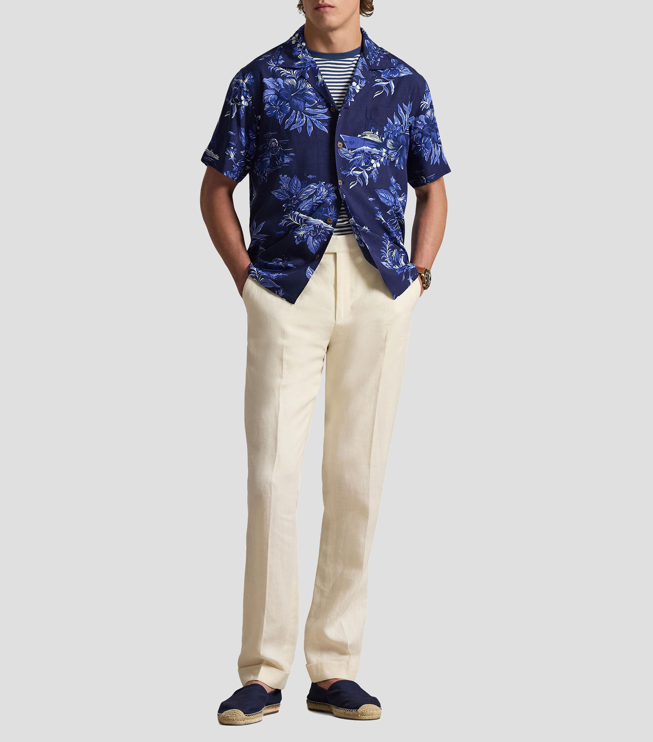 Camisa fantasía manga corta Hombre