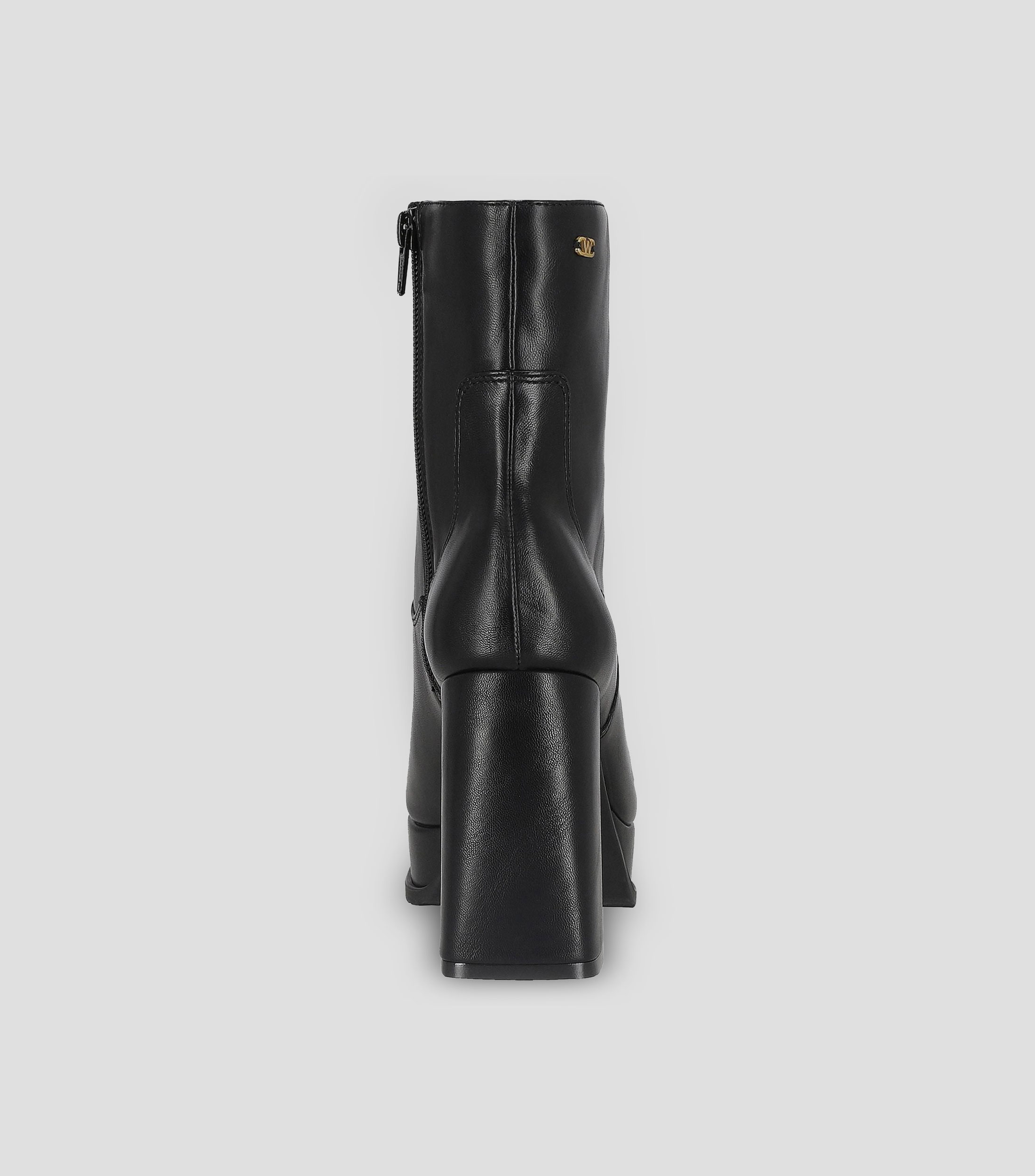 Botines con tacón ancho de 10 cm Mujer