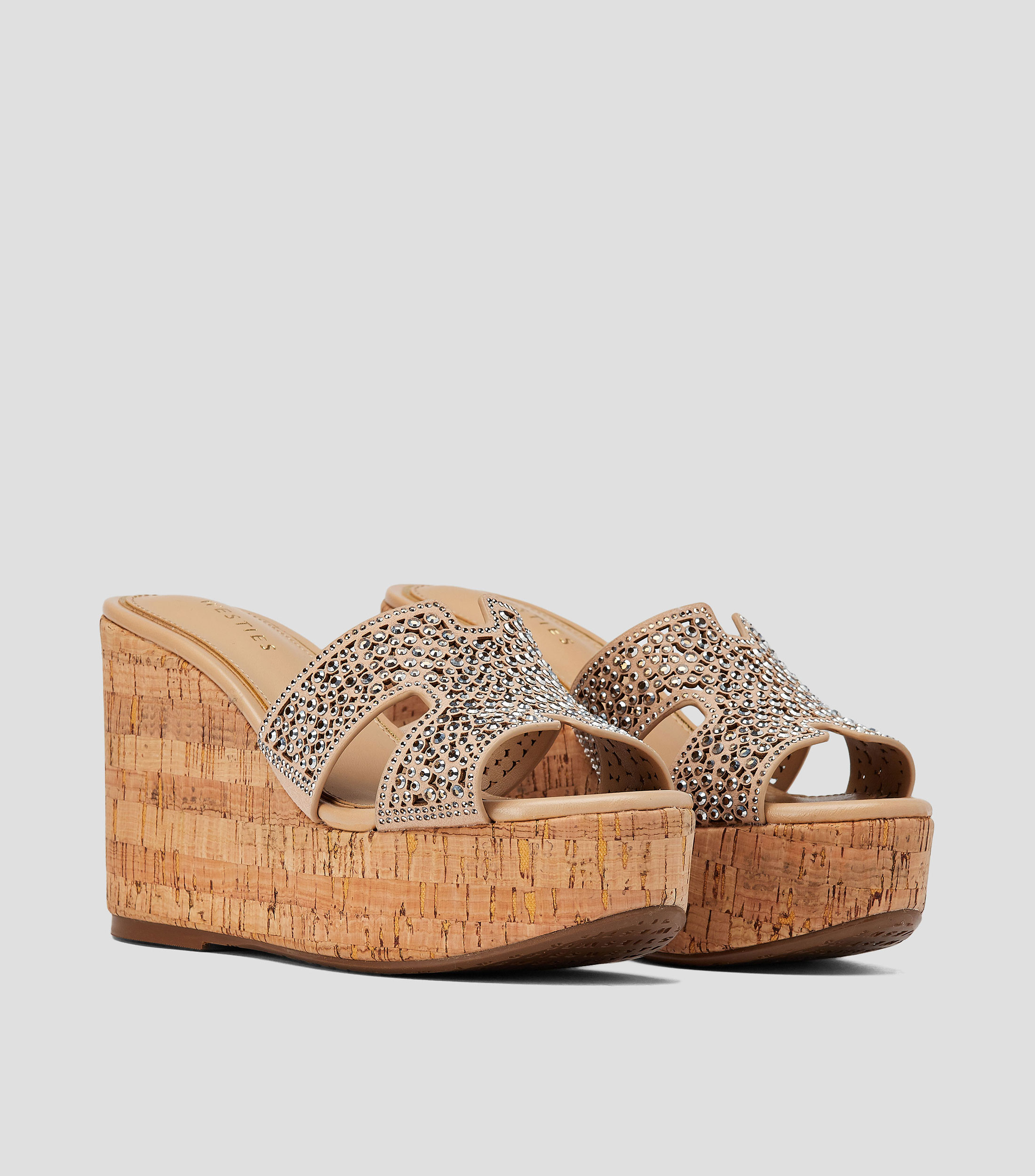 Sandalias con tacon alto y plataforma Algora Mujer