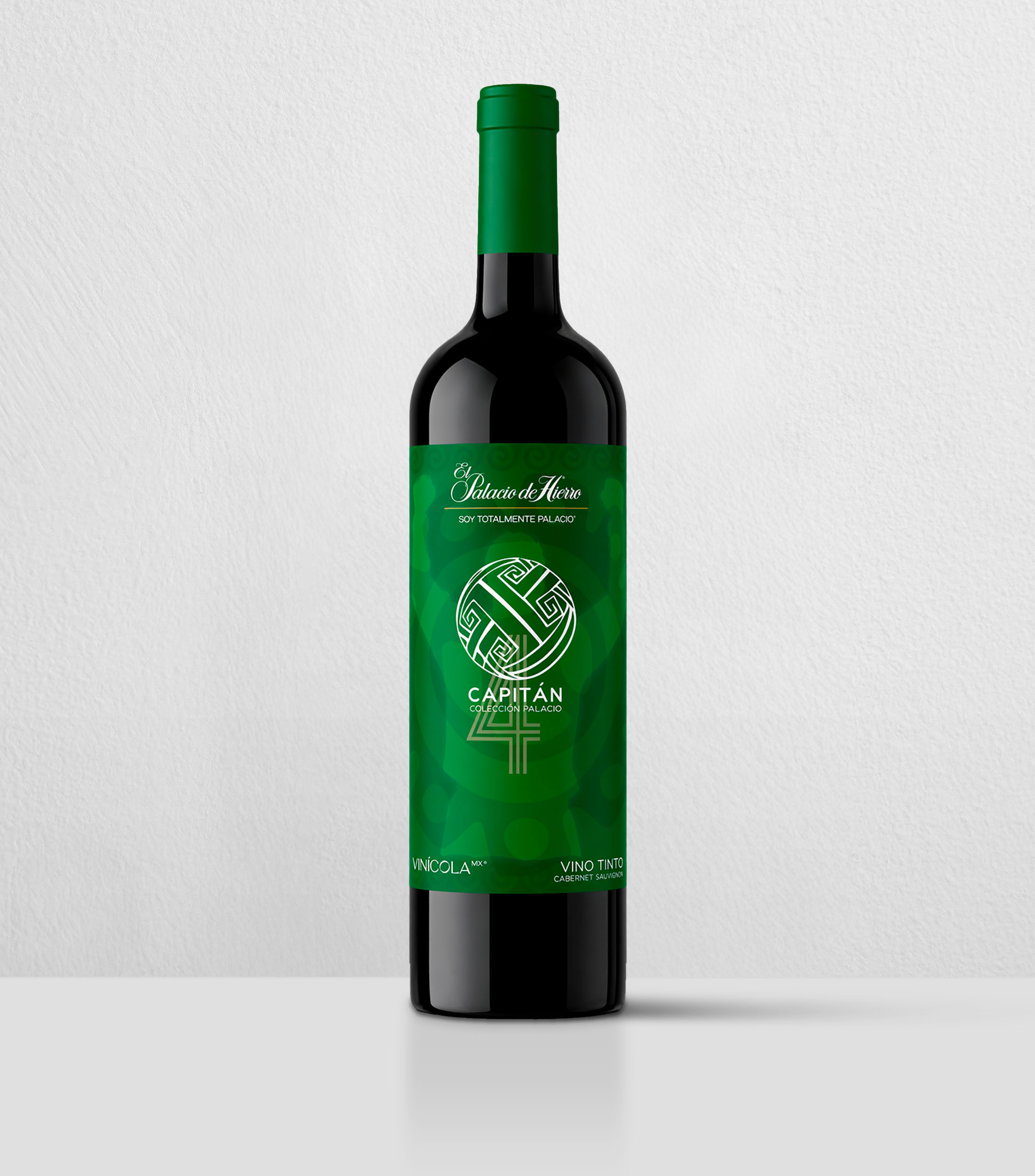 Vino tinto Cabernet Sauvignon Capitán Colección Palacio, México, 750 ml
