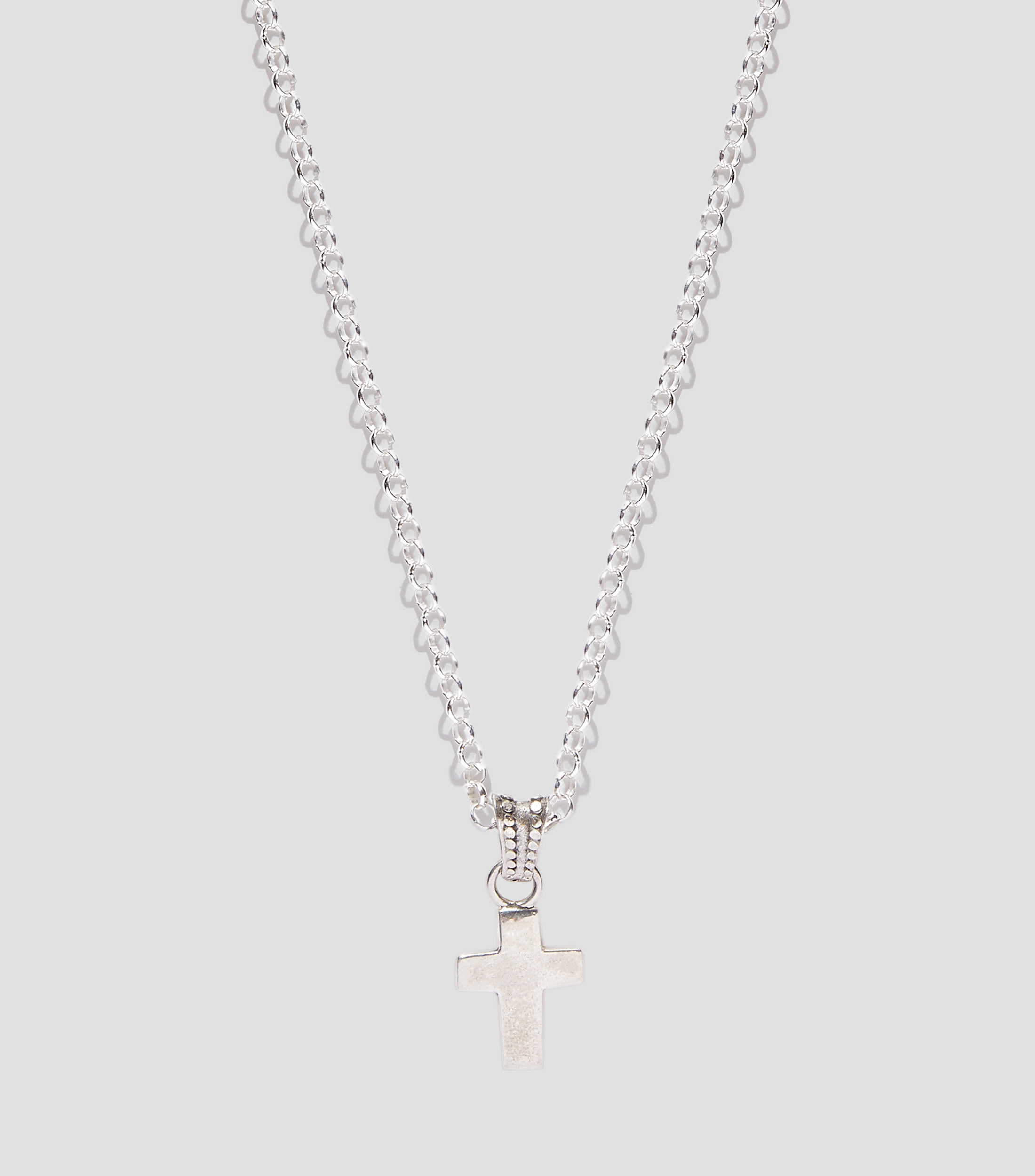 Collar en plata Hombre