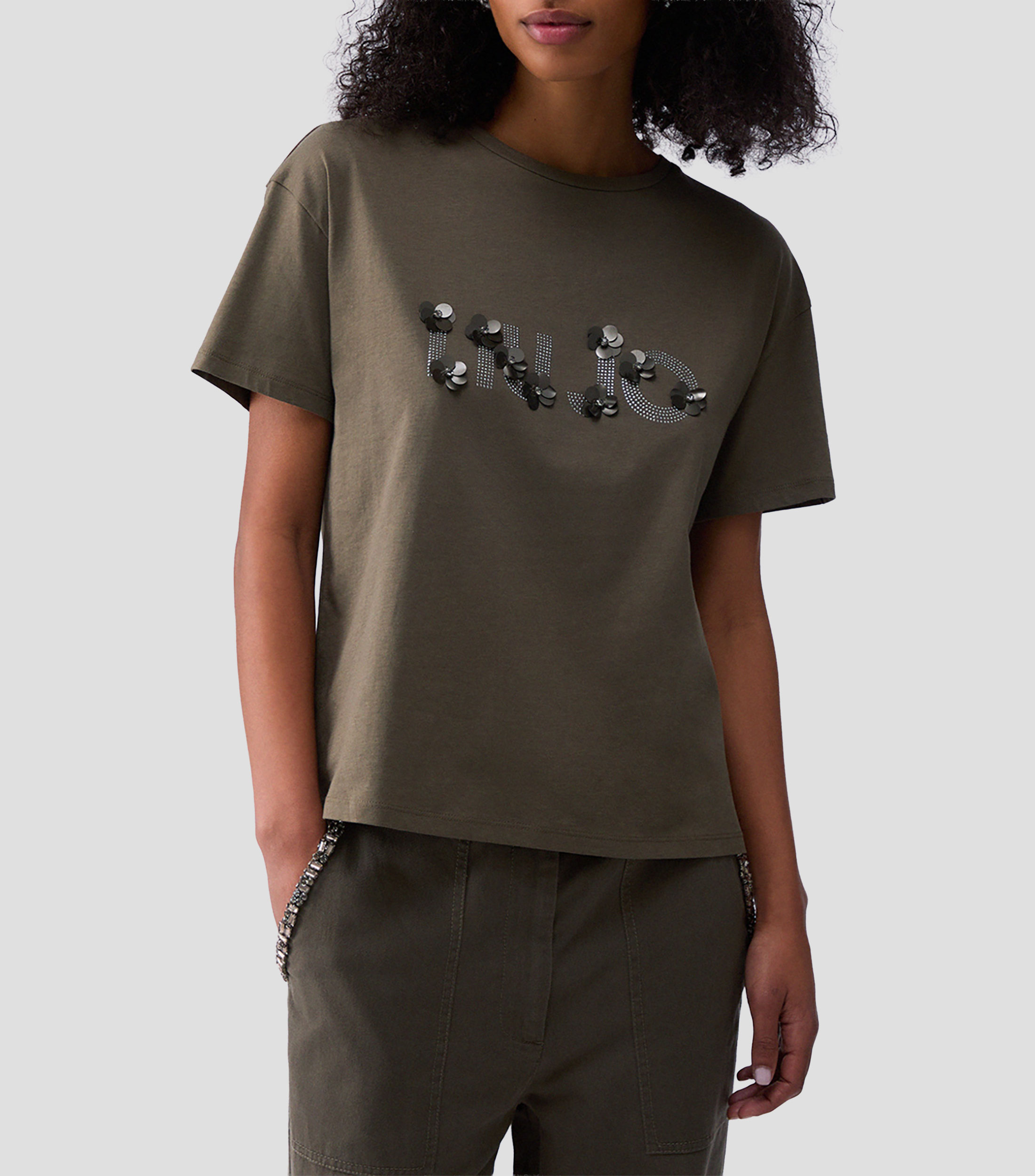 Playera cuello redondo manga corta fantasía Mujer