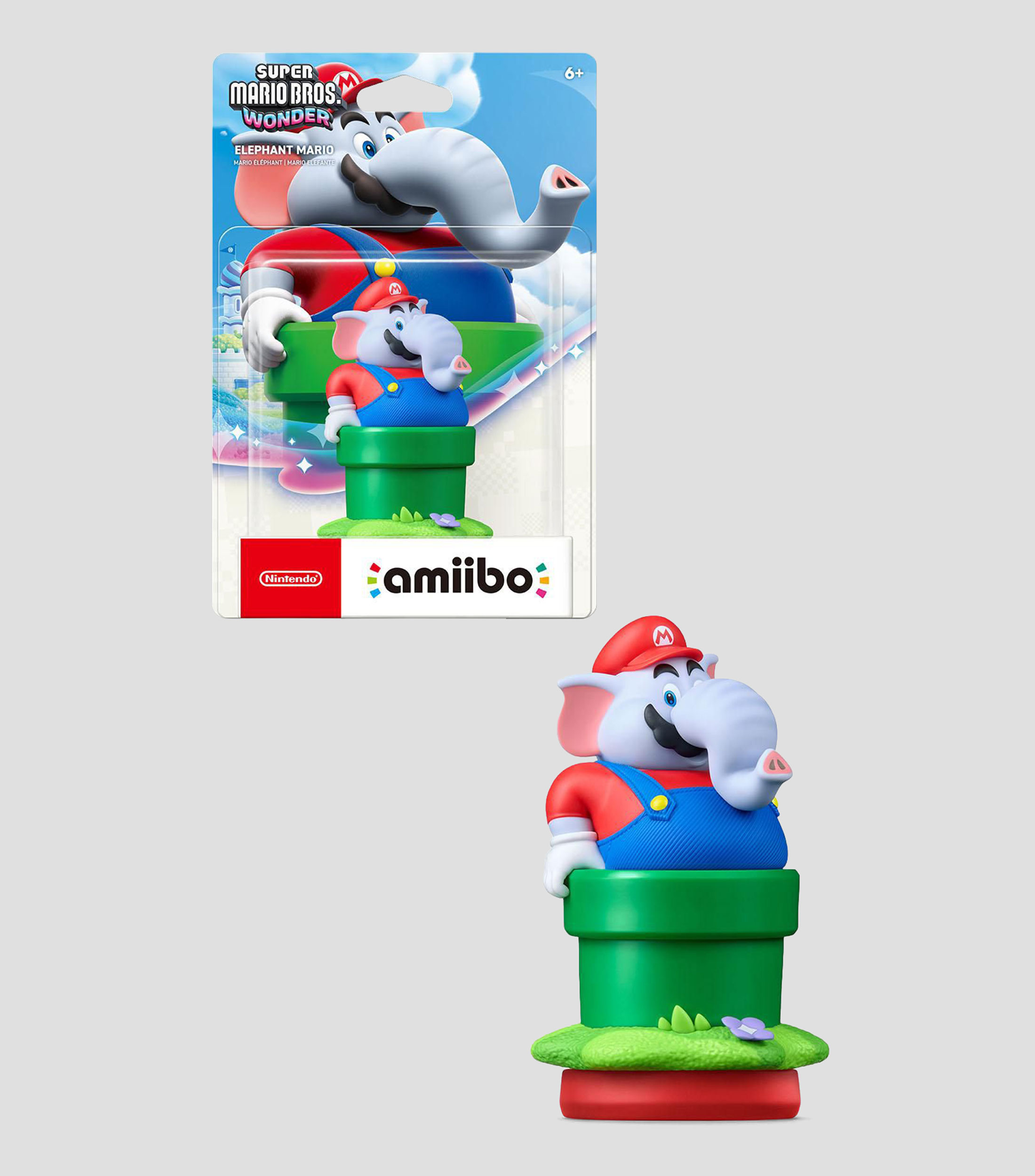 Figura amiibo Elephant Mario para Nintendo Switch/Nintendo Switch 2