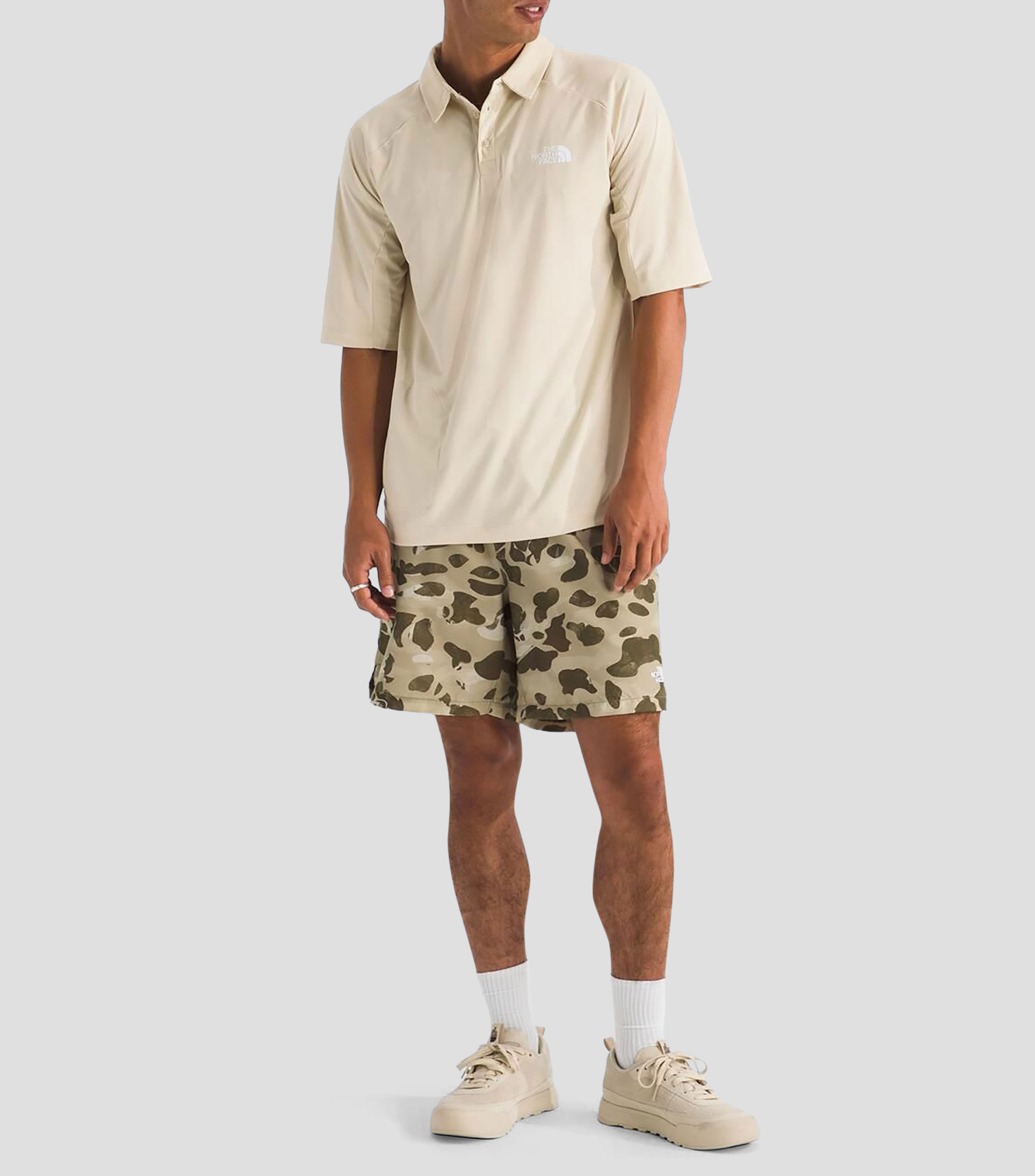 Playera Lightrange cuello tipo polo manga corta lisa Hombre