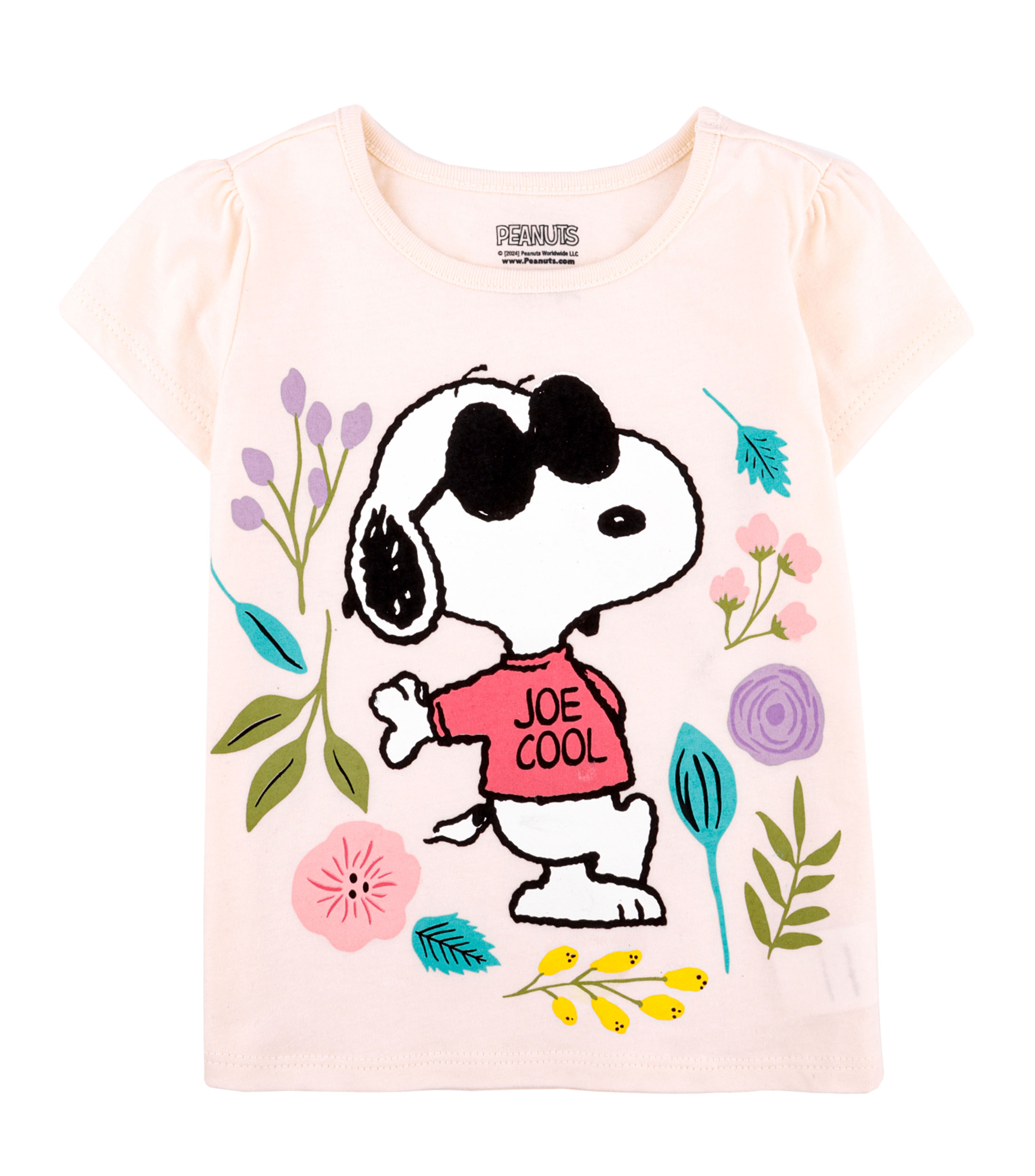 Baby Creysi: Playera cuello redondo manga corta Snoopy Niña | El ...