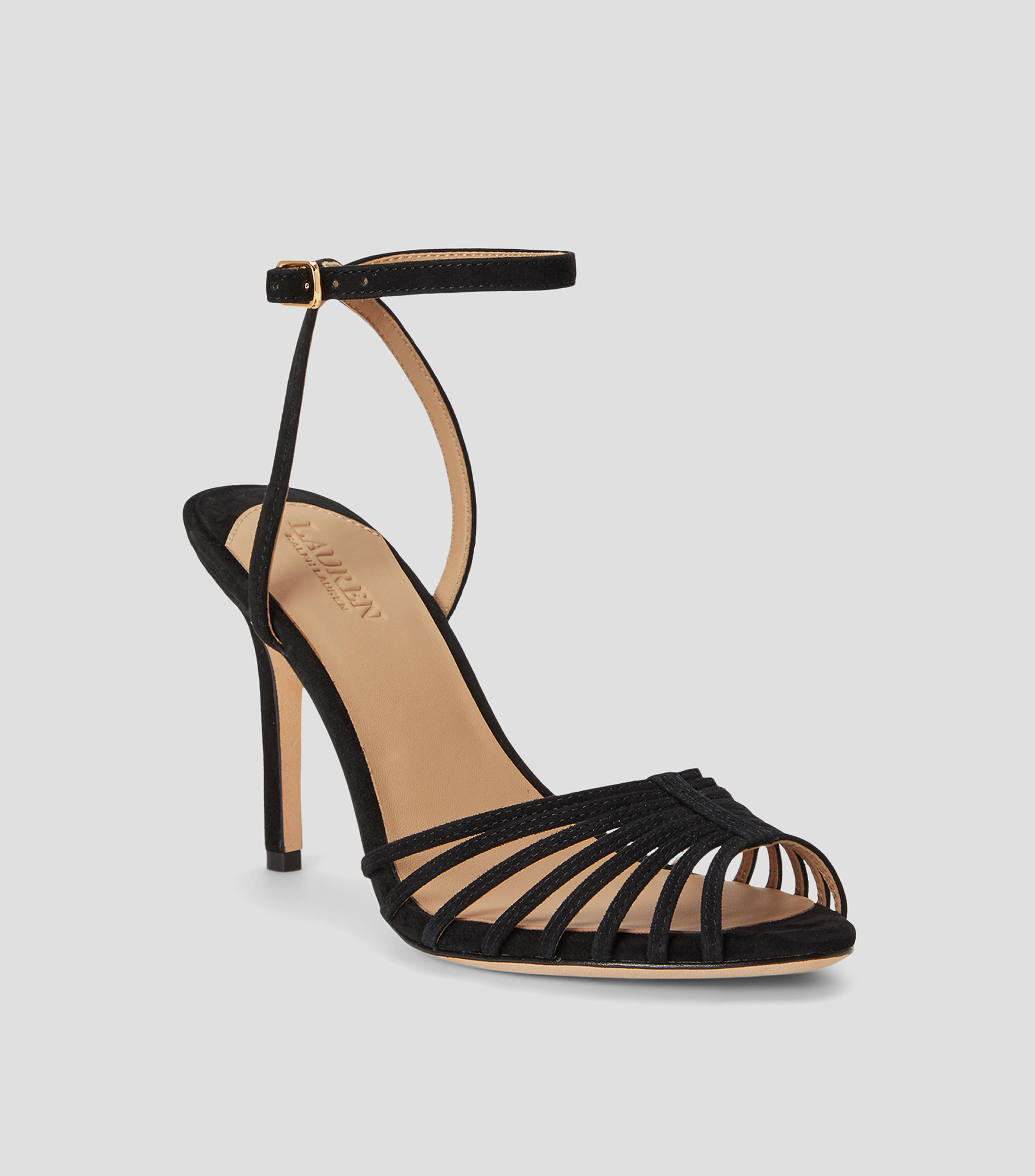 Sandalias con tacón alto delgado Mujer