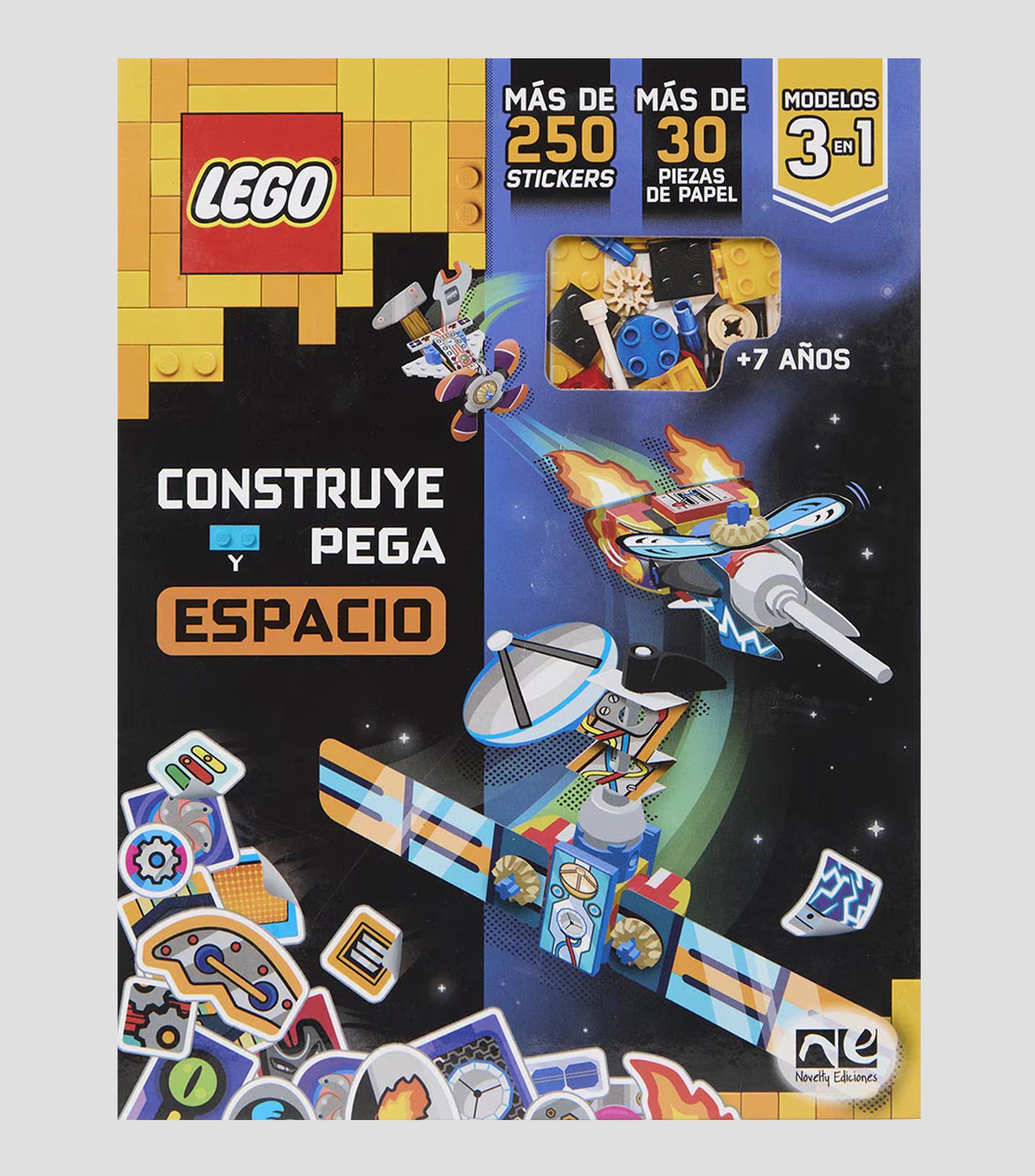InfantilesLibro Lego de Actividades Construye y Pega "Espacio", Novelty Corp