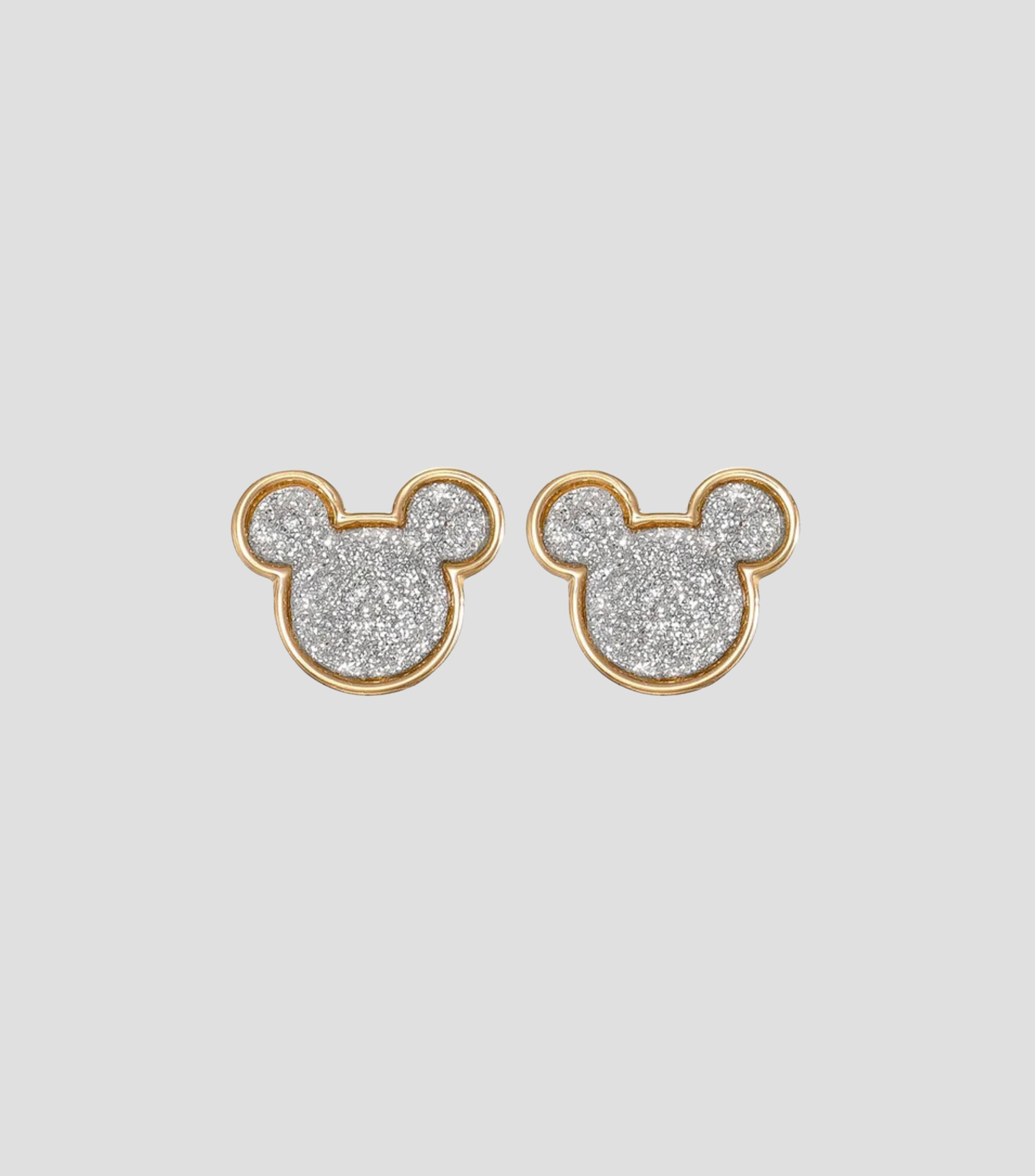 Aretes en Oro de 14 Kilates con la silueta de Mickey Niña
