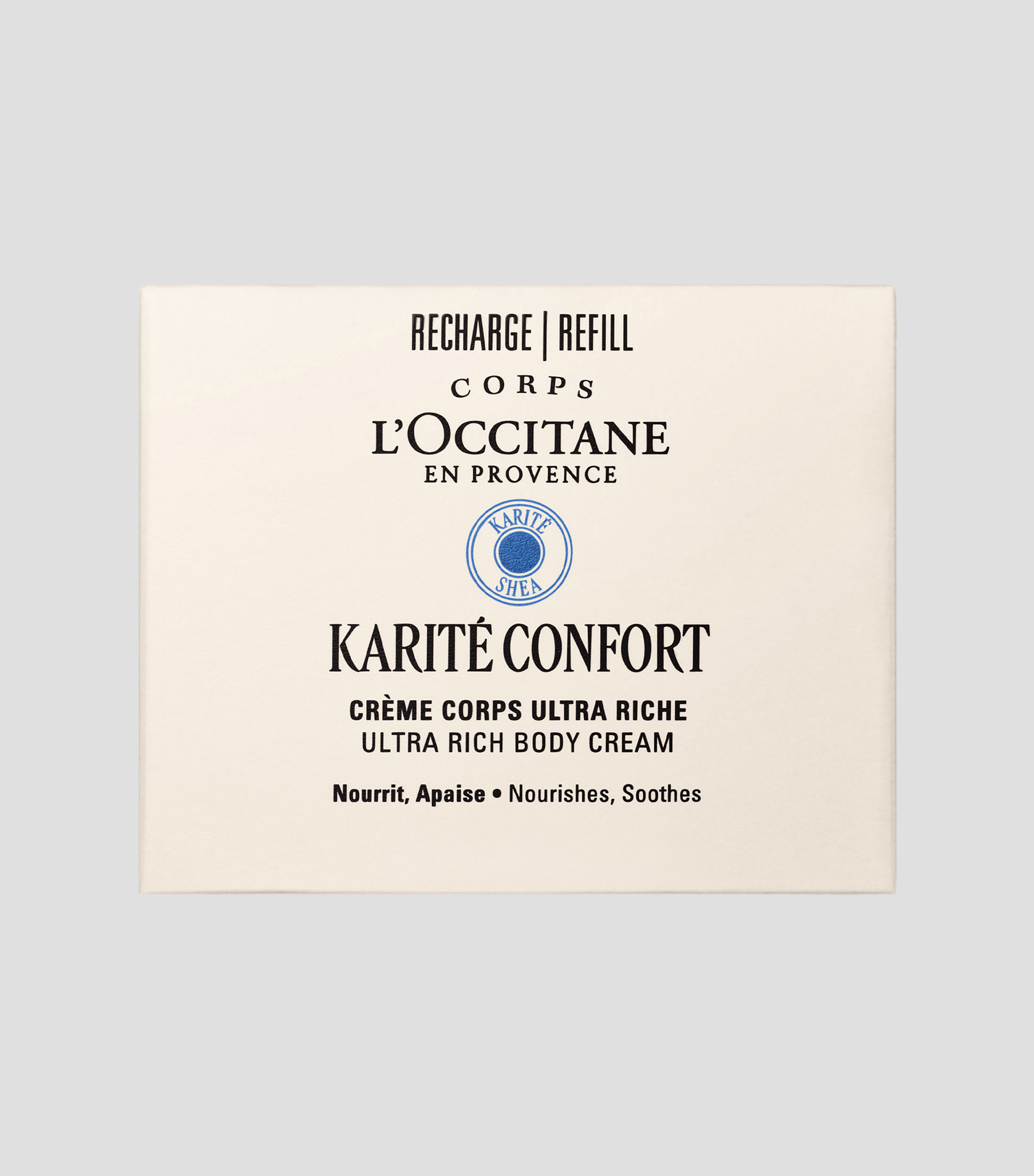 Crema corporal Ultra Rica Karité Intenso Ecorrecarga, 200 ml