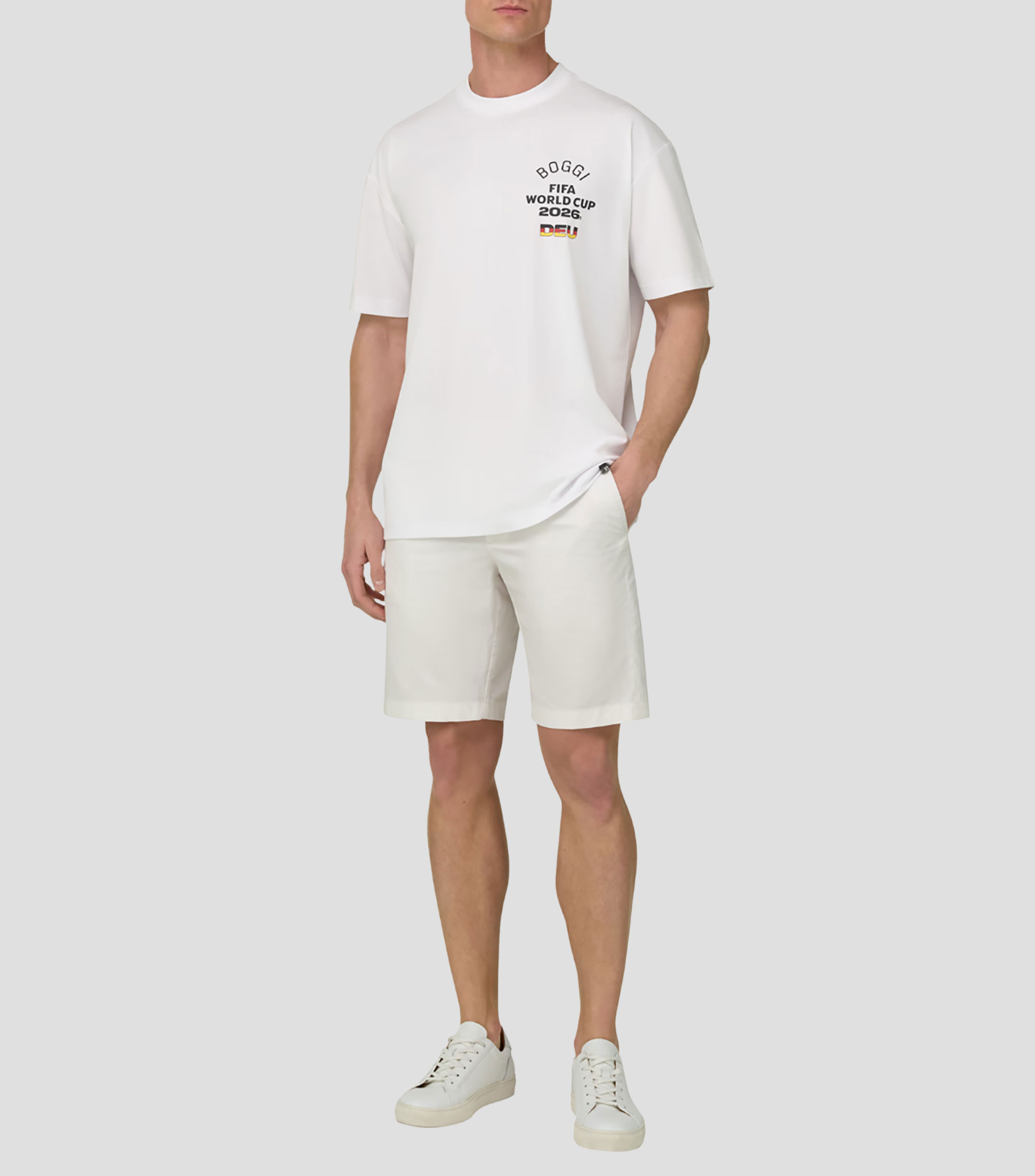Playera cuello redondo manga corta lisa Hombre