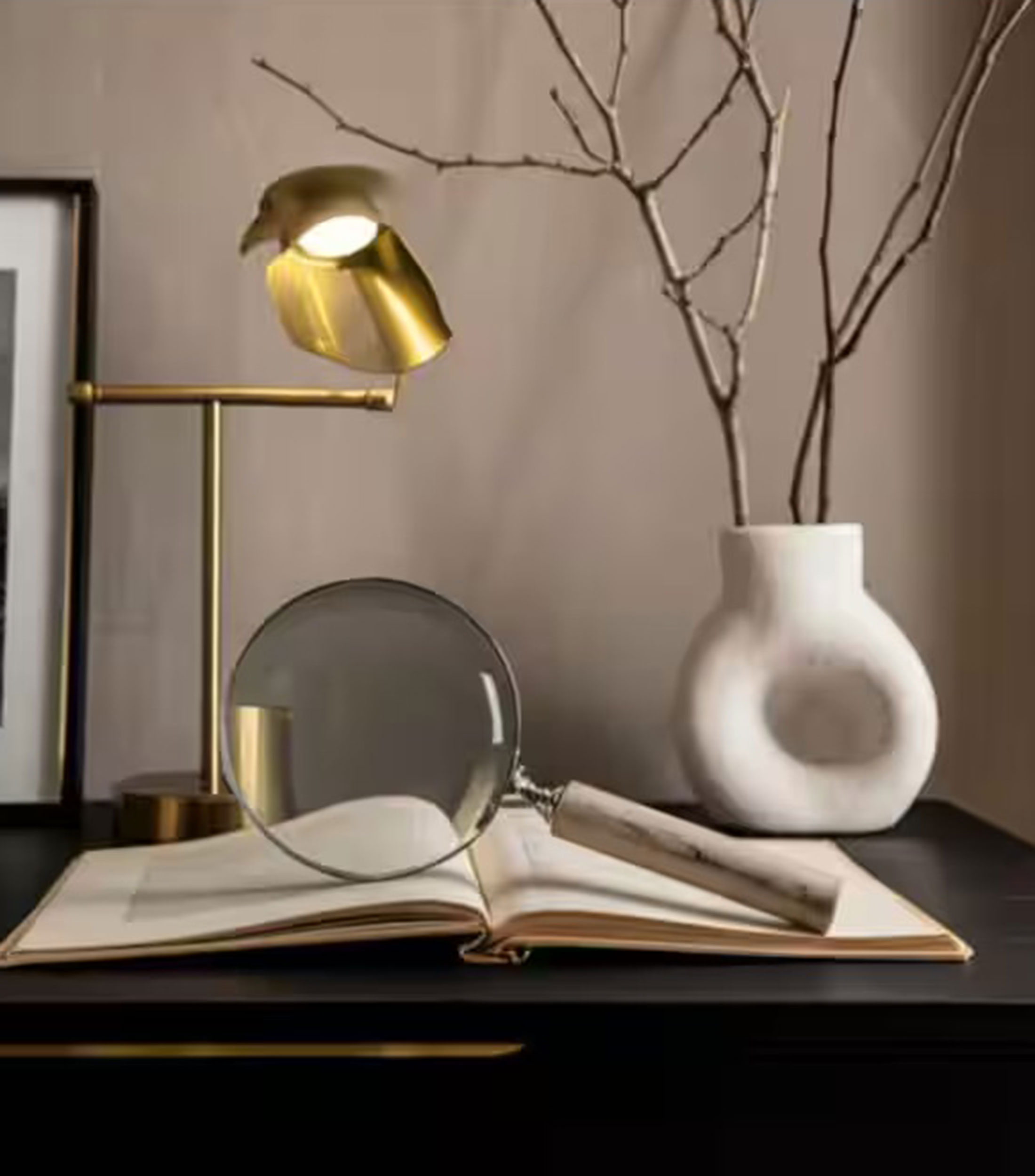 Figura Decorativa Lupa
