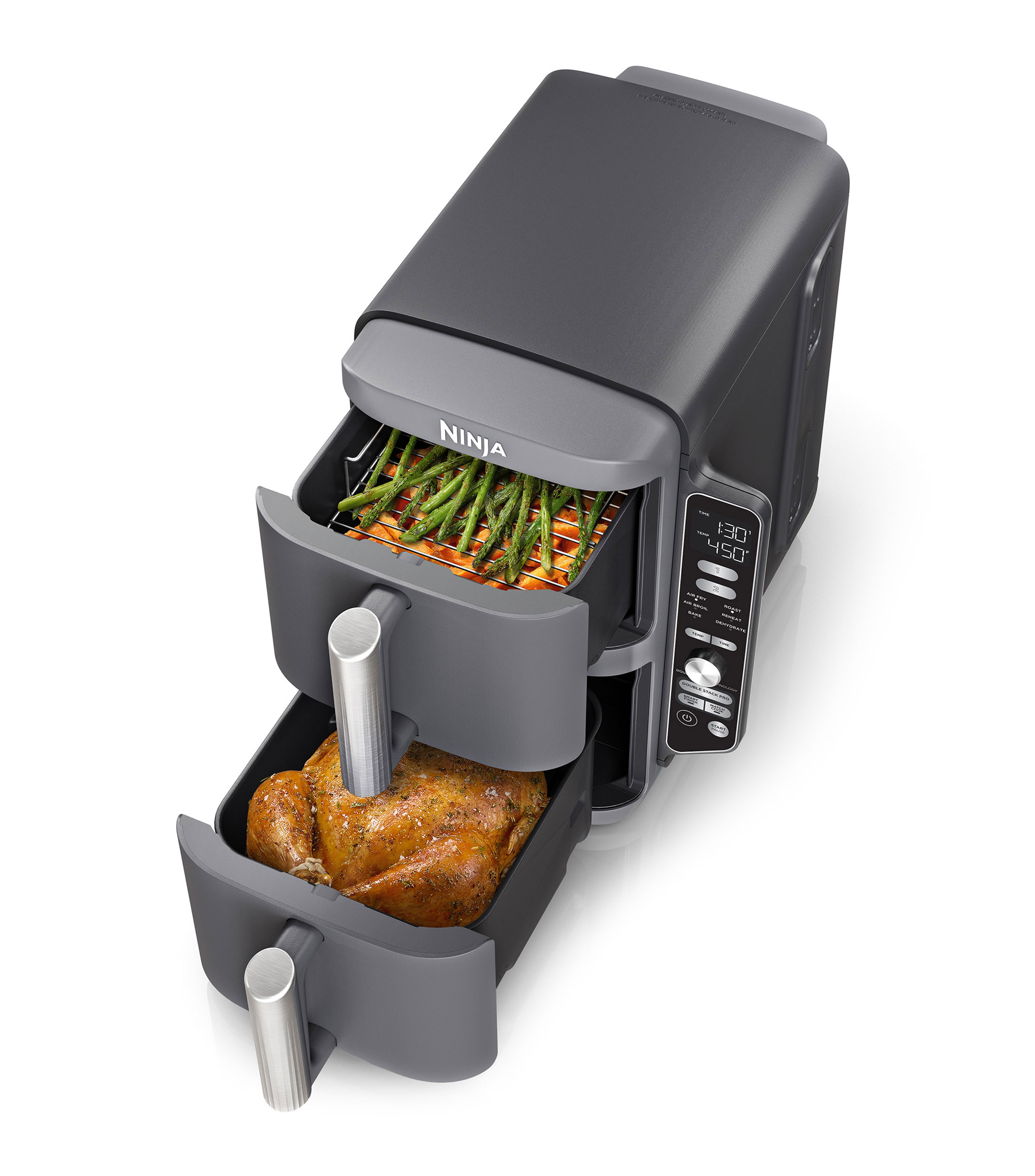 Freidora de Aire DoubleStack XL, 9.5 L