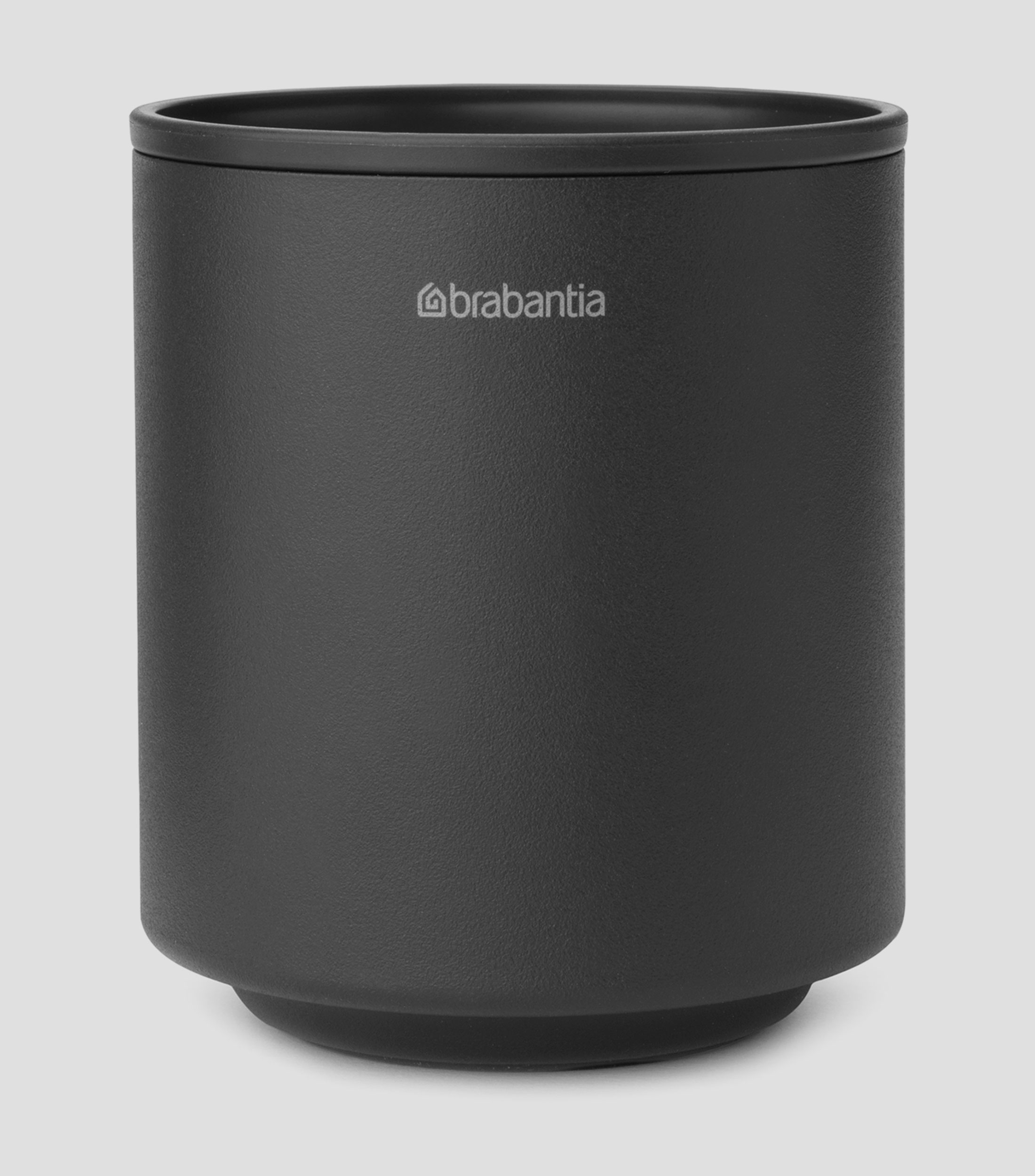 Vaso para cepillos en acero