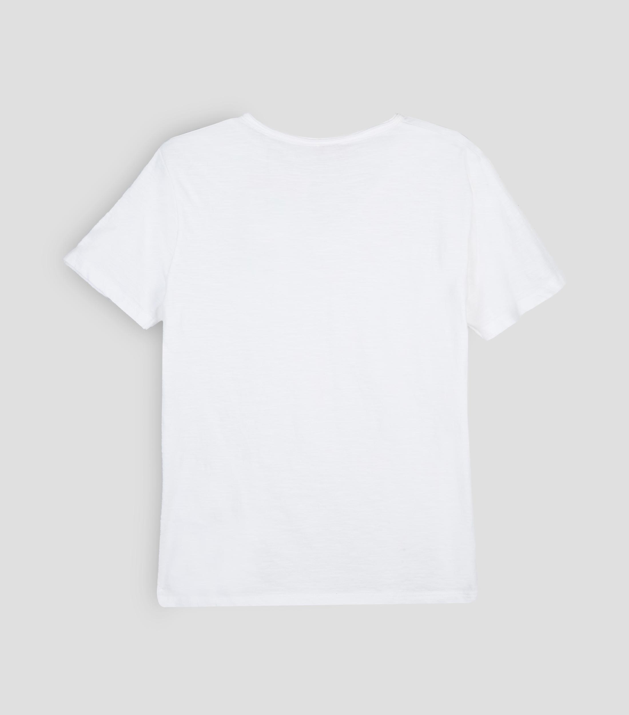 Playera cuello V manga corta lisa Niño