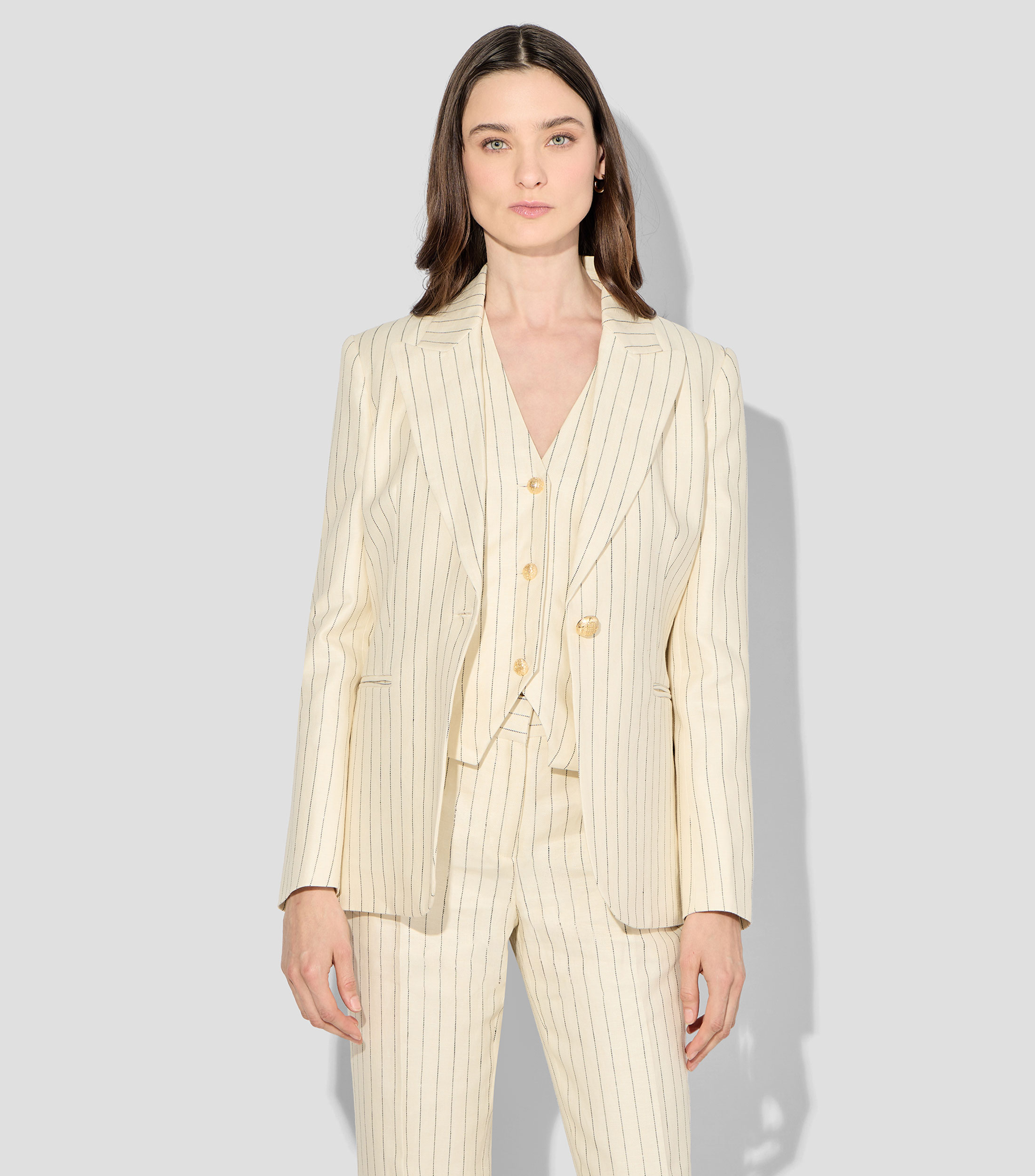 Blazer de rayas Mujer