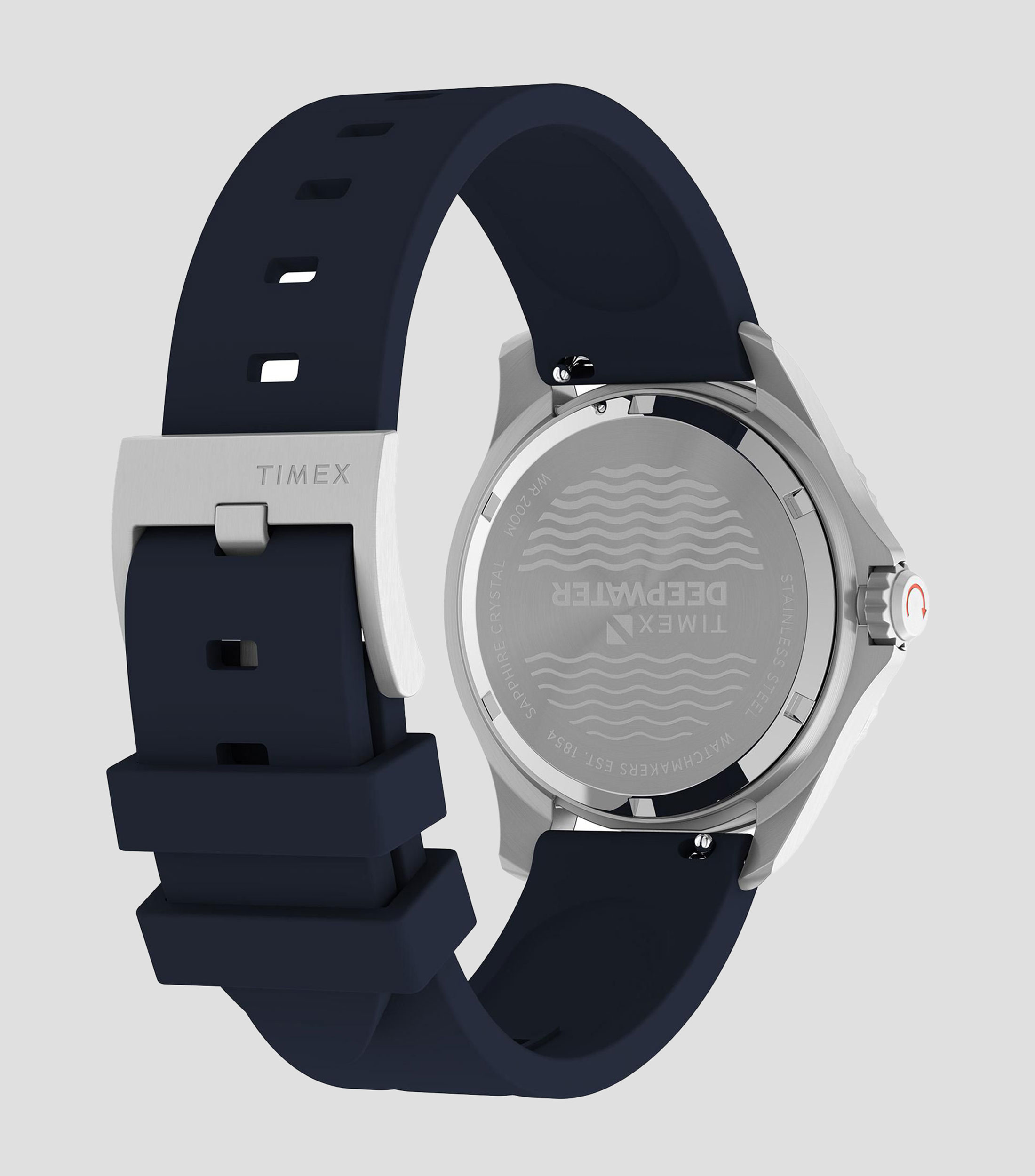 Reloj para Hombre Deepwater Meridian 300 Deportivo Plateado