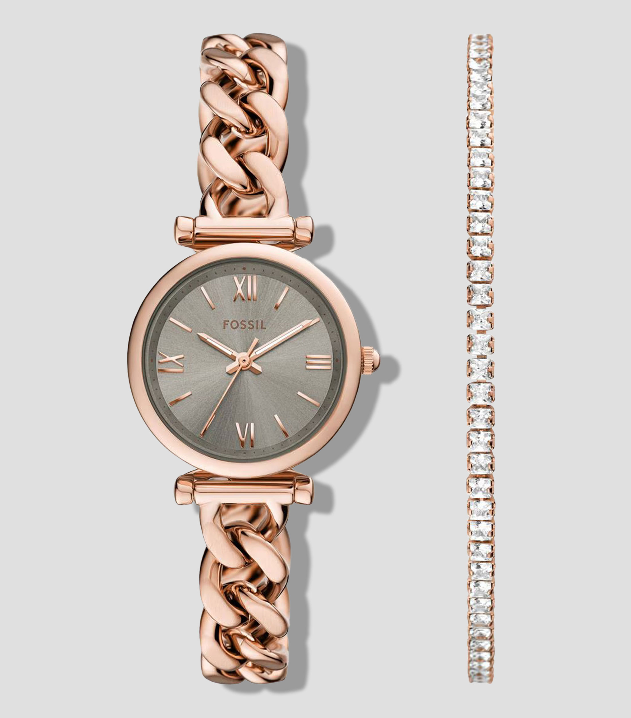 Set de Reloj y Brazalete para Mujer