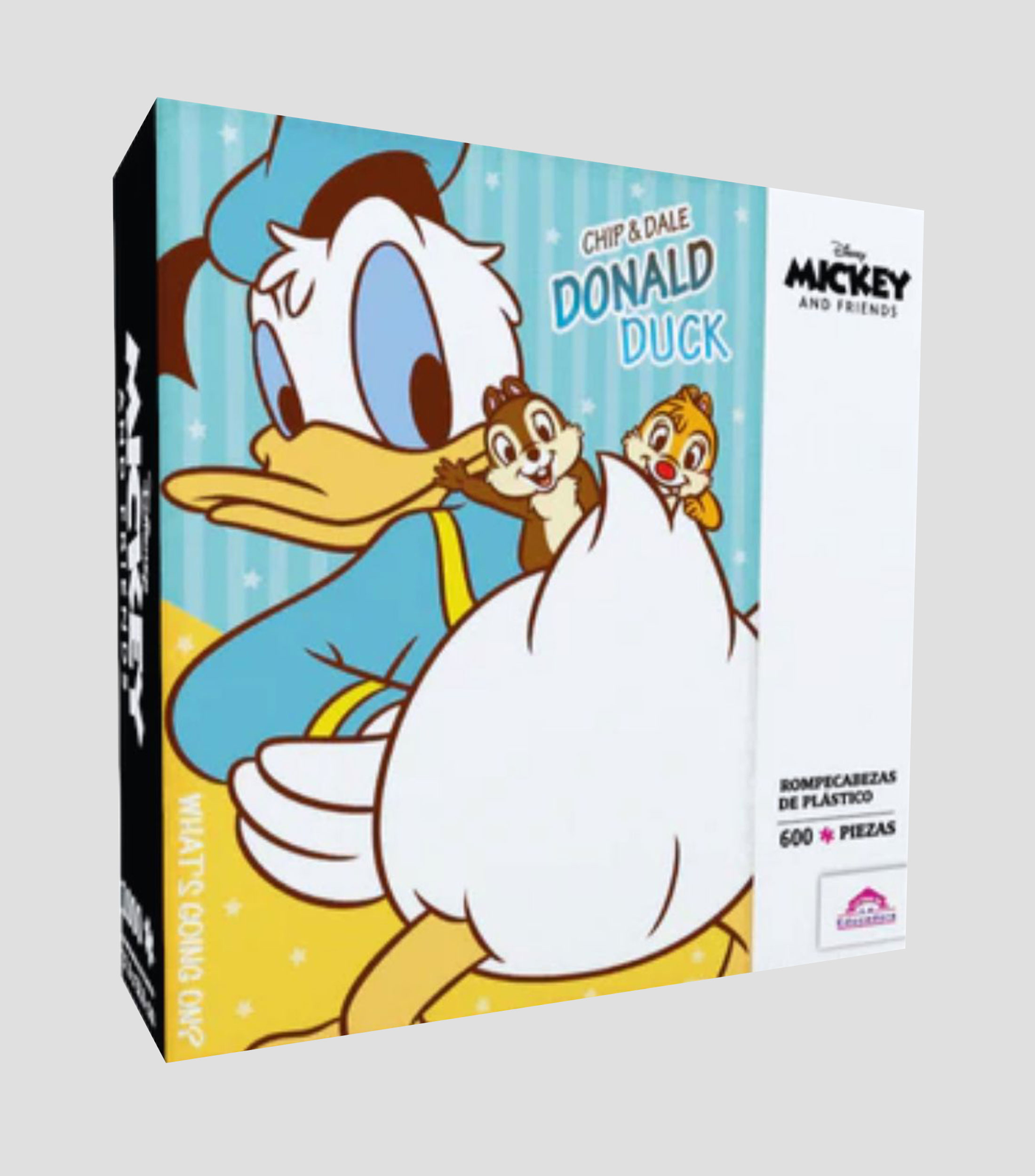 Rompecabezas Disney Donald, Chip y Dale 600 piezas