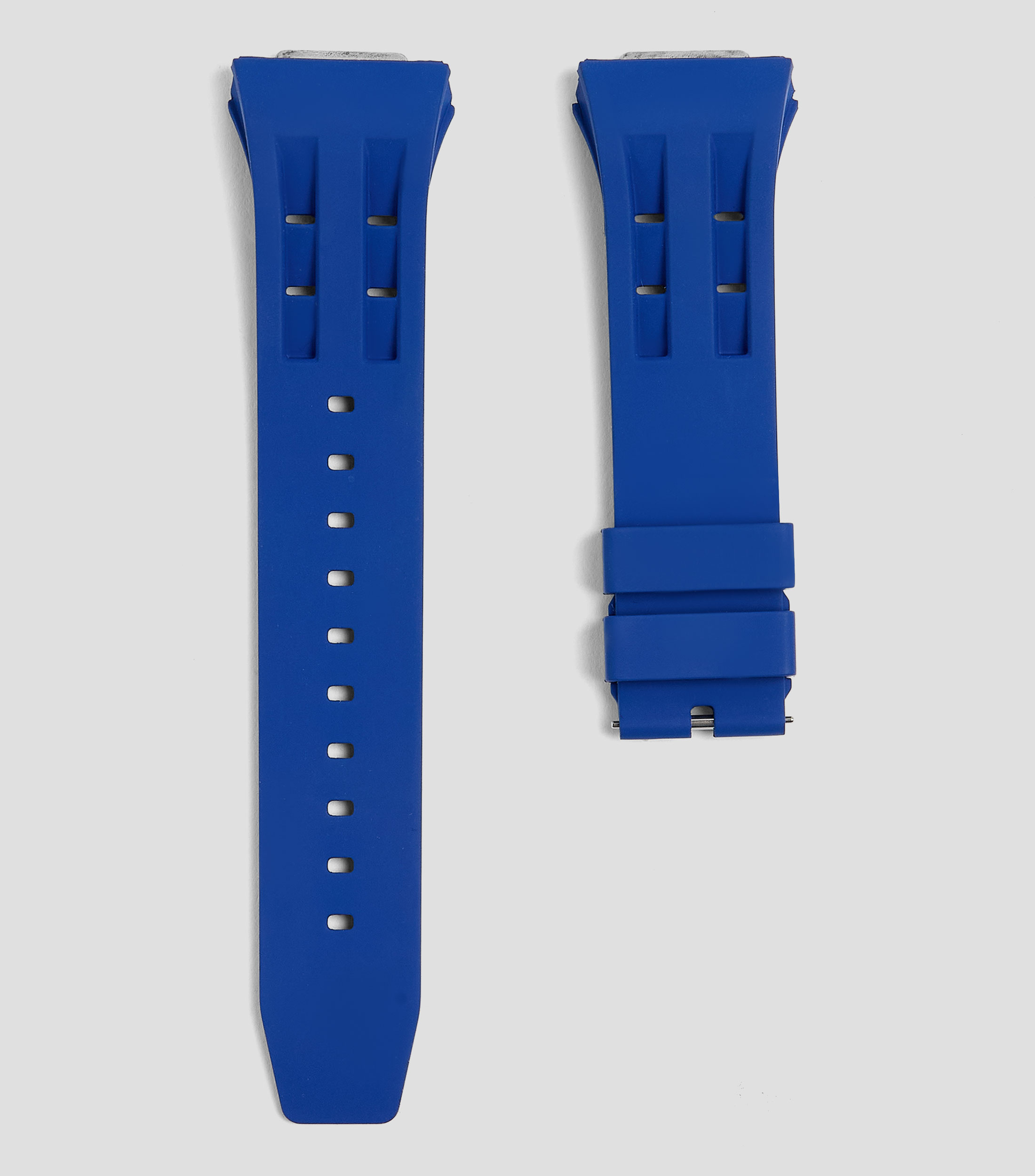 Extensible para reloj sin hebilla Atómica en caucho fluoro azul