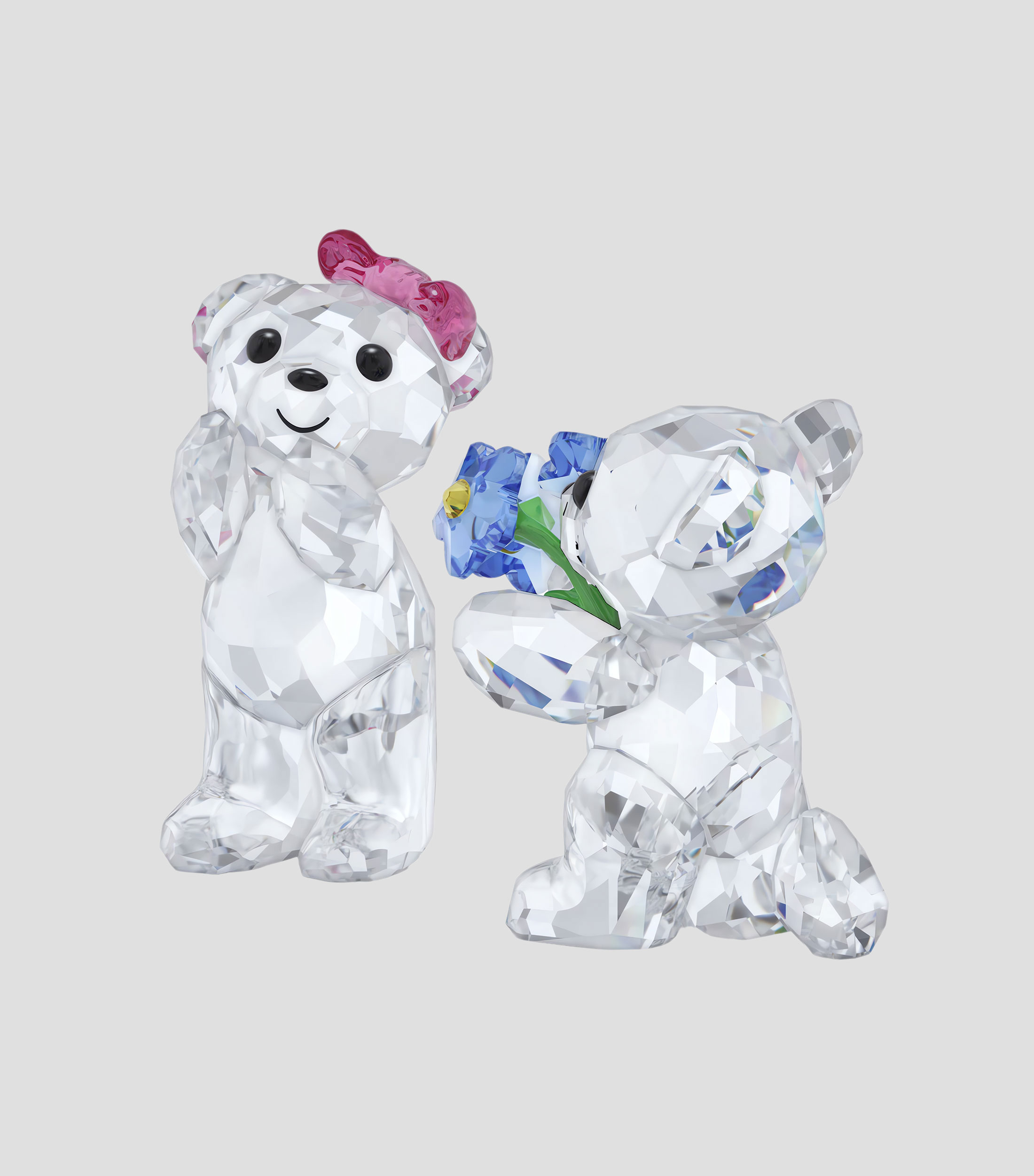 Figura decorativa Kris Bear I Adore You en cristal