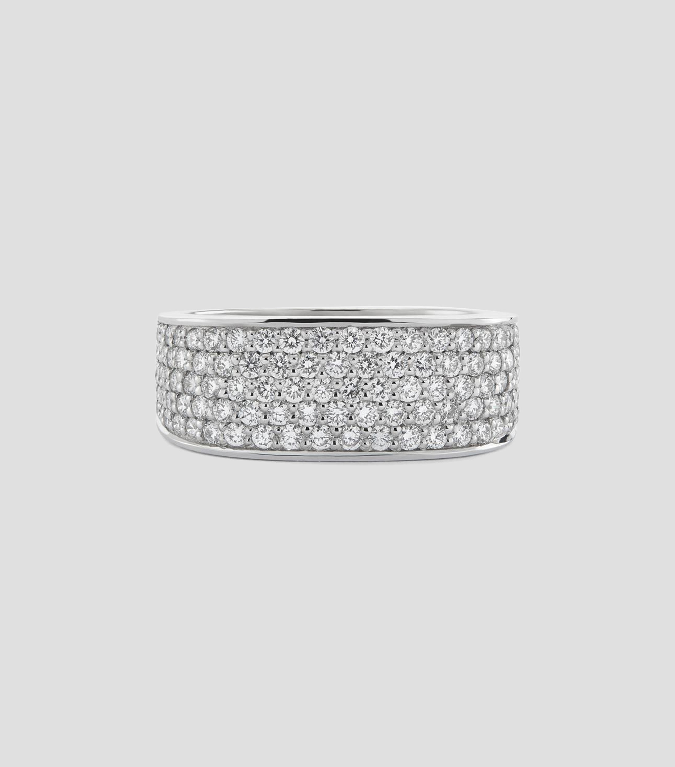 Anillo solitario en oro blanco 18 kilates con diamante Mujer