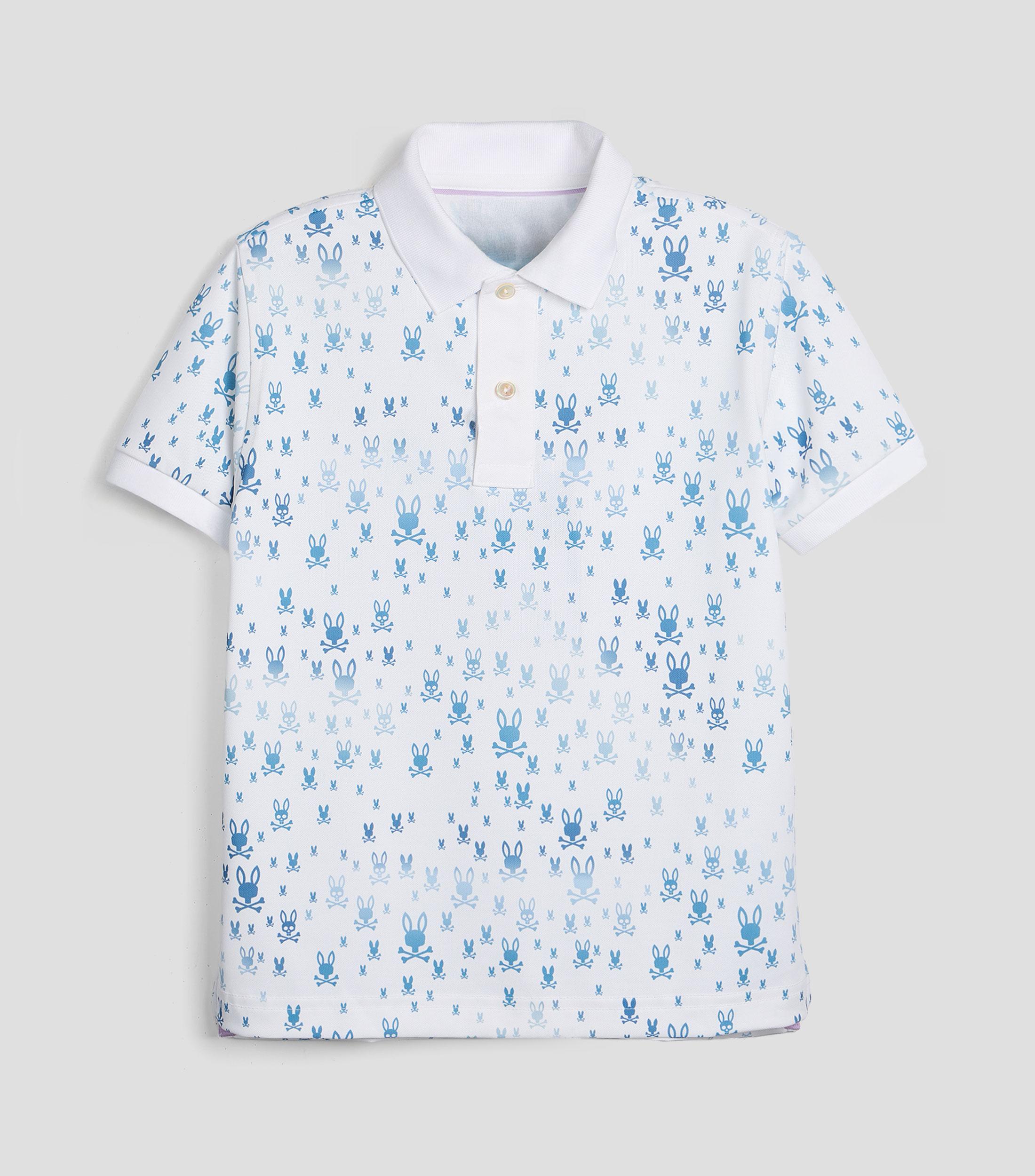 Playera tipo polo manga corta con estampado Niño