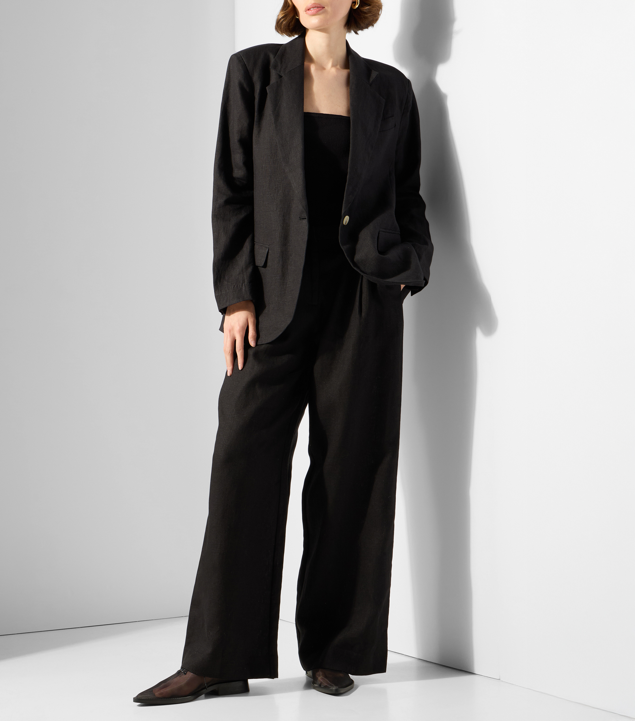 Blazer liso Mujer