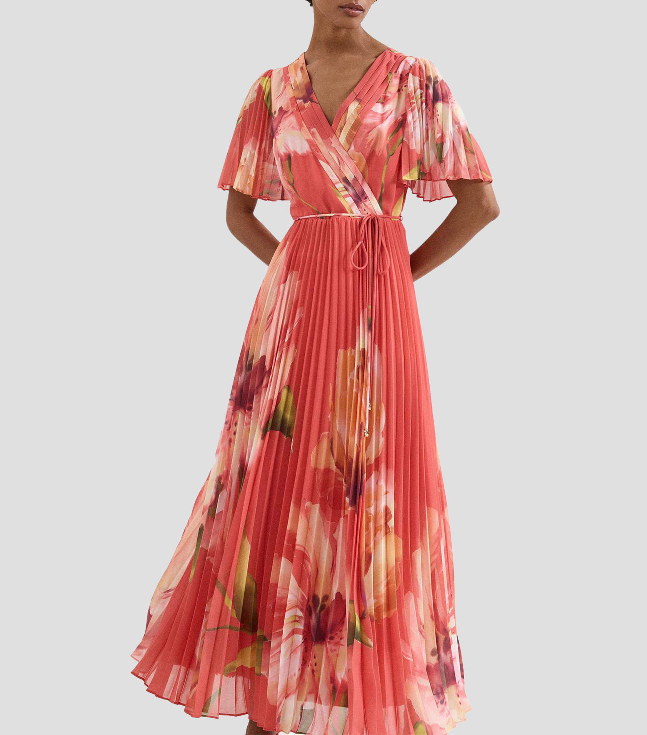 Vestido maxi con estampado Abigail Mujer