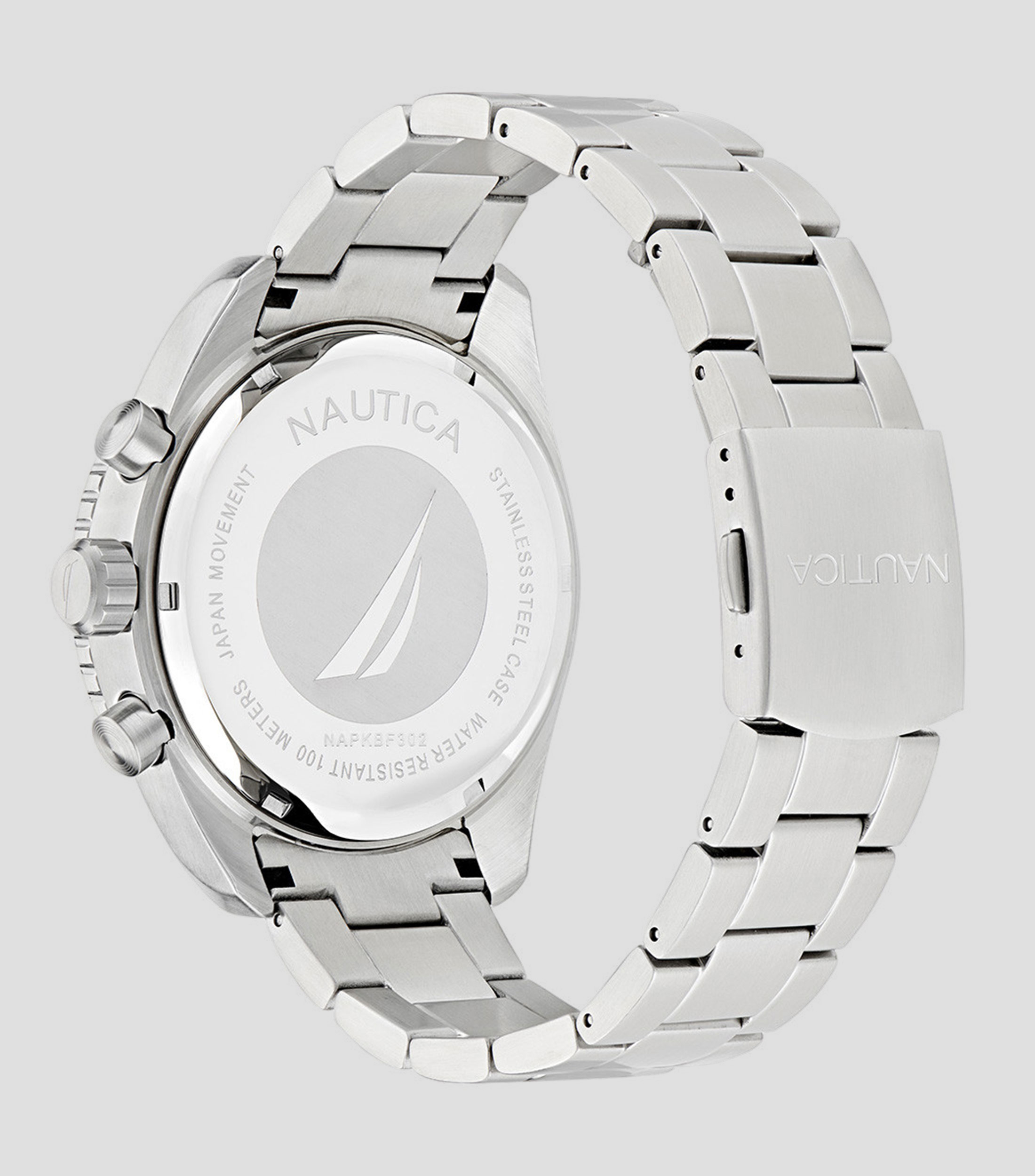 Reloj para hombre Key Biscaine Casual, Plateado, Azul Navy