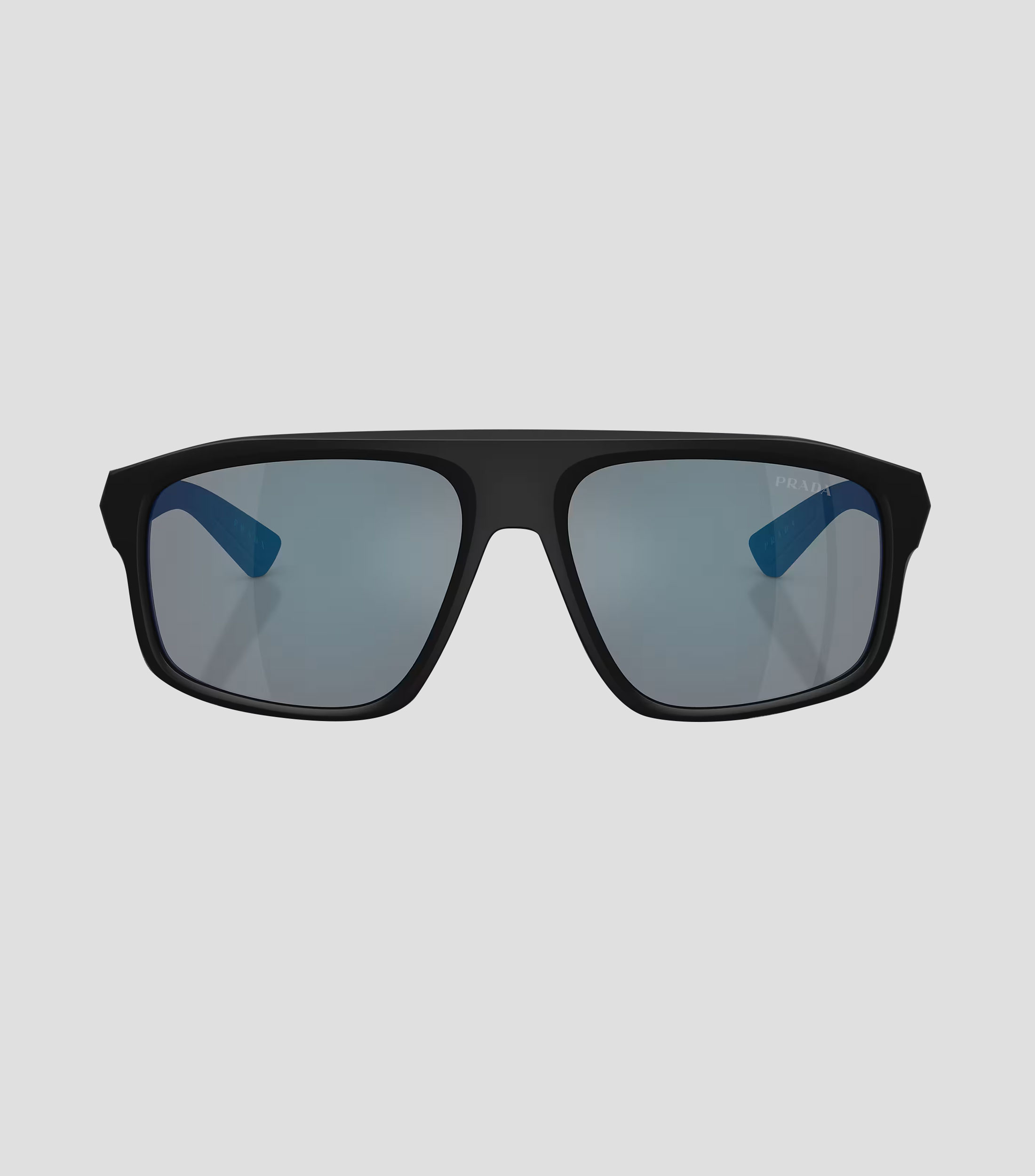 Lentes de sol irregulares Linea Rossa negro mate Unisex