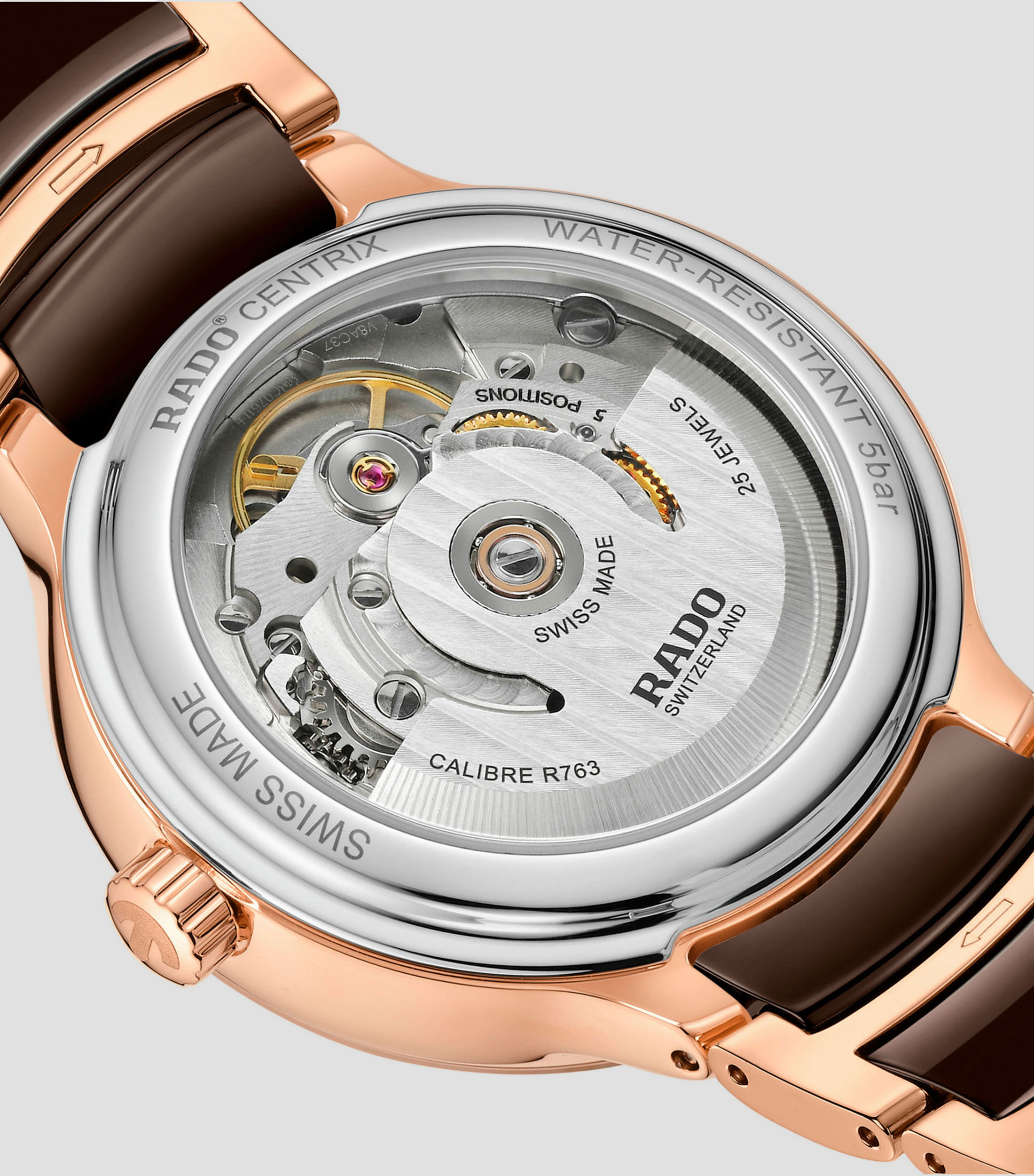 Reloj para Mujer Automático Centrix Diamonds Classic Carátula Café