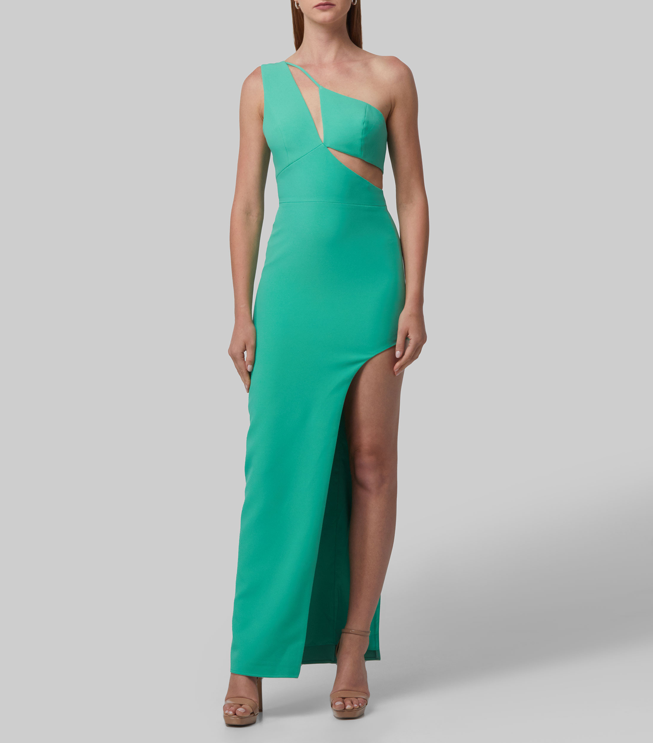 BCBGMAXAZRIA Vestido Corto Eve Para Mujer, Blanco Sucio