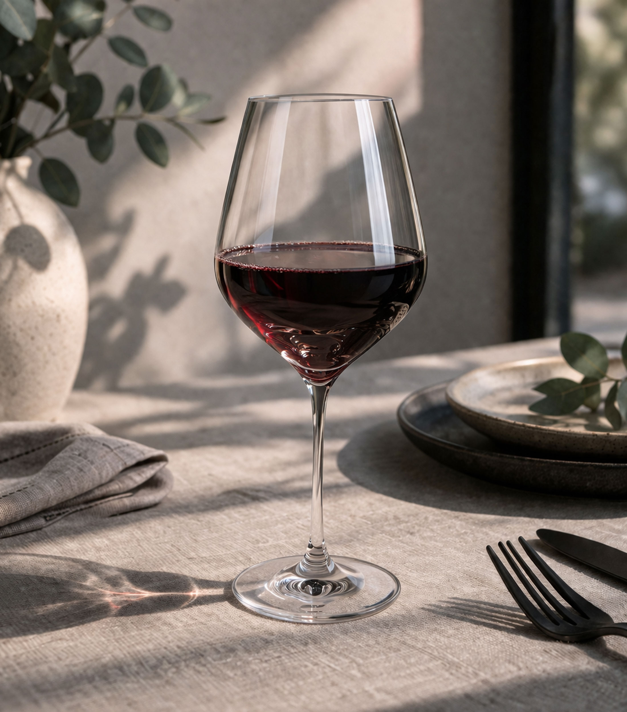 Copa de Vino Tinto Napoli Burgundy