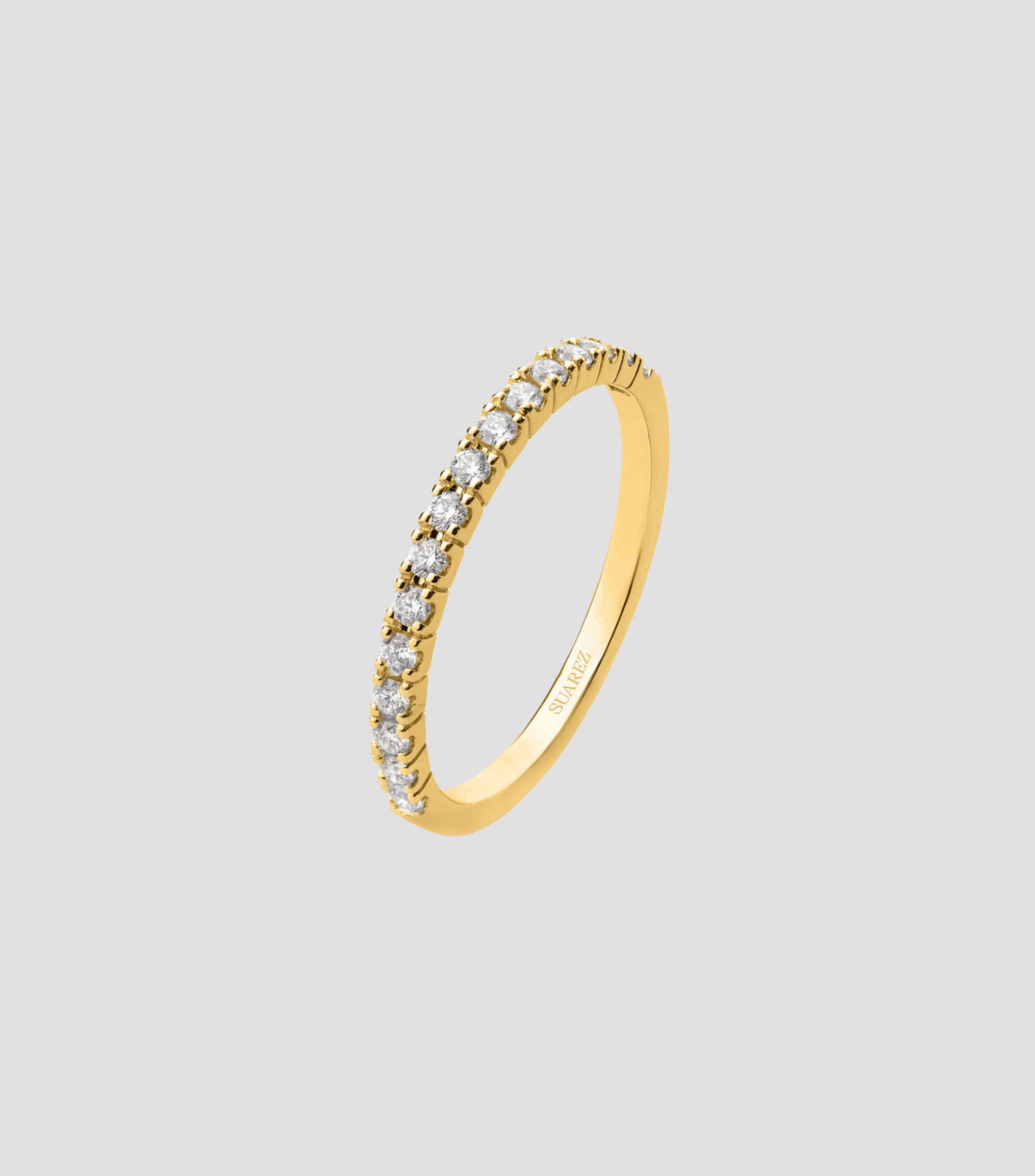 Anillo en Oro de 18 Kilates con diamantes Mujer