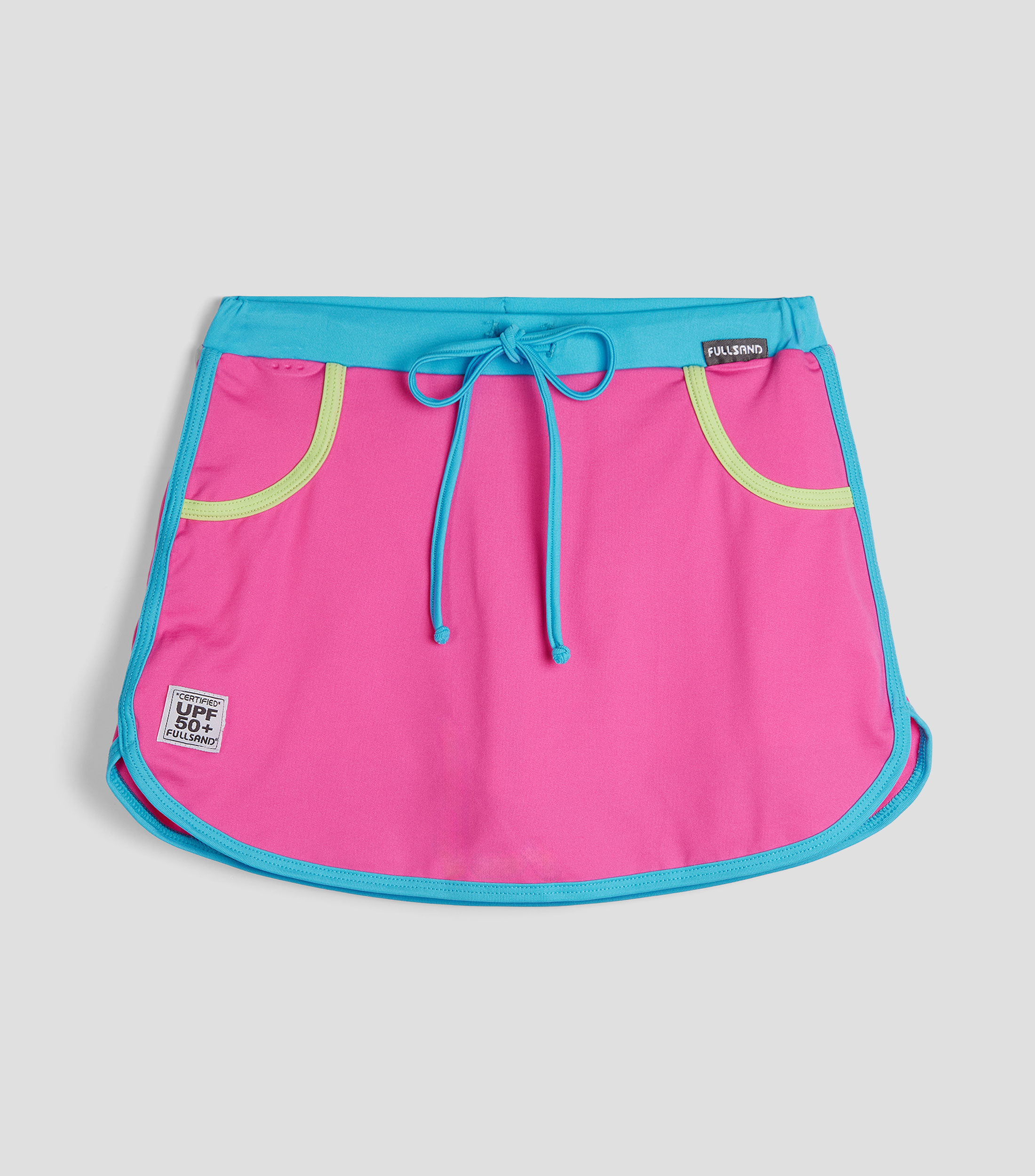 Falda short de corte regular lisa Niña