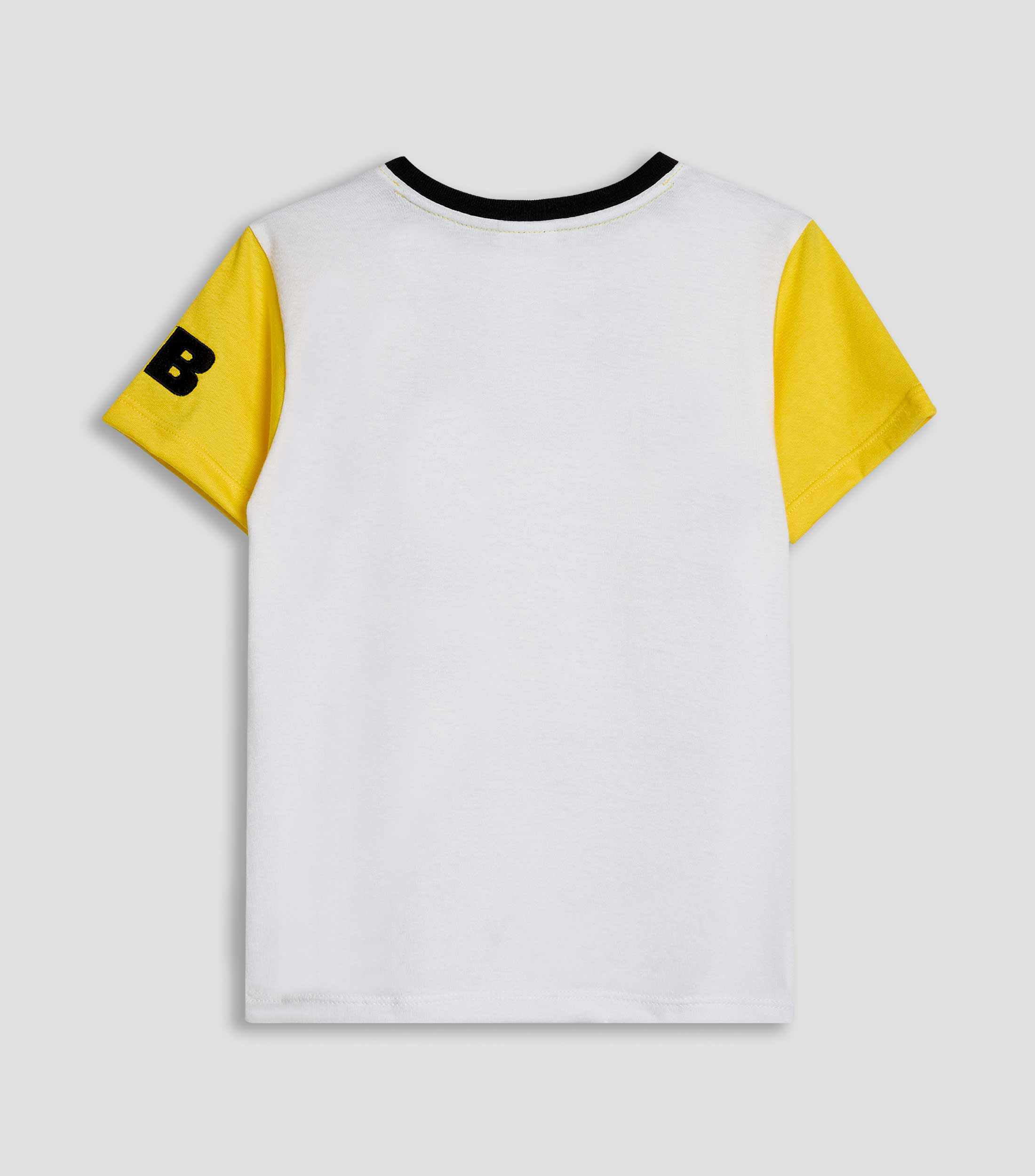 Playera cuello redondo manga corta estampada Niño