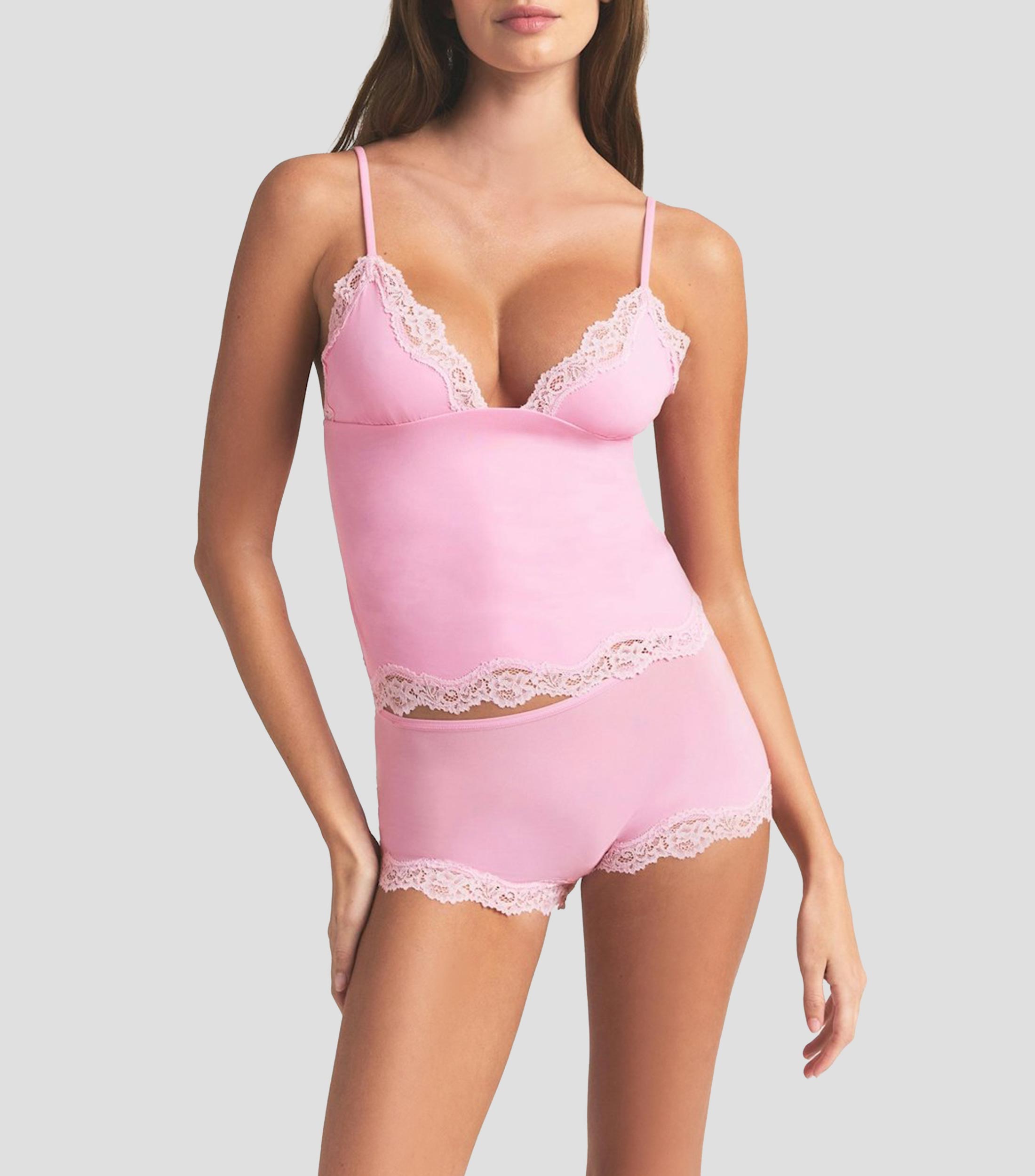 Top con estampado sin mangas Mujer