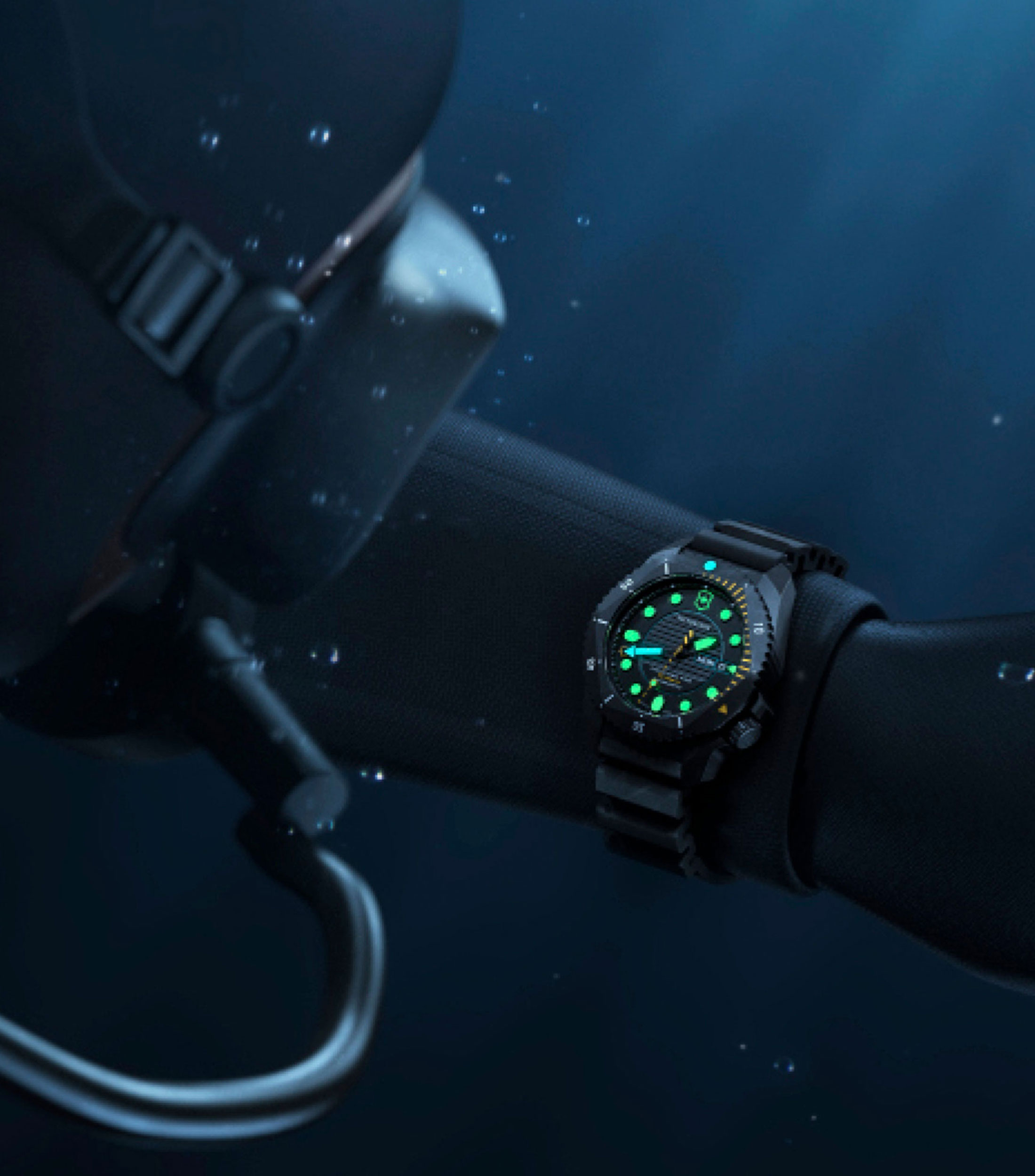 Reloj para hombre Dive Pro Deportivo, Negro