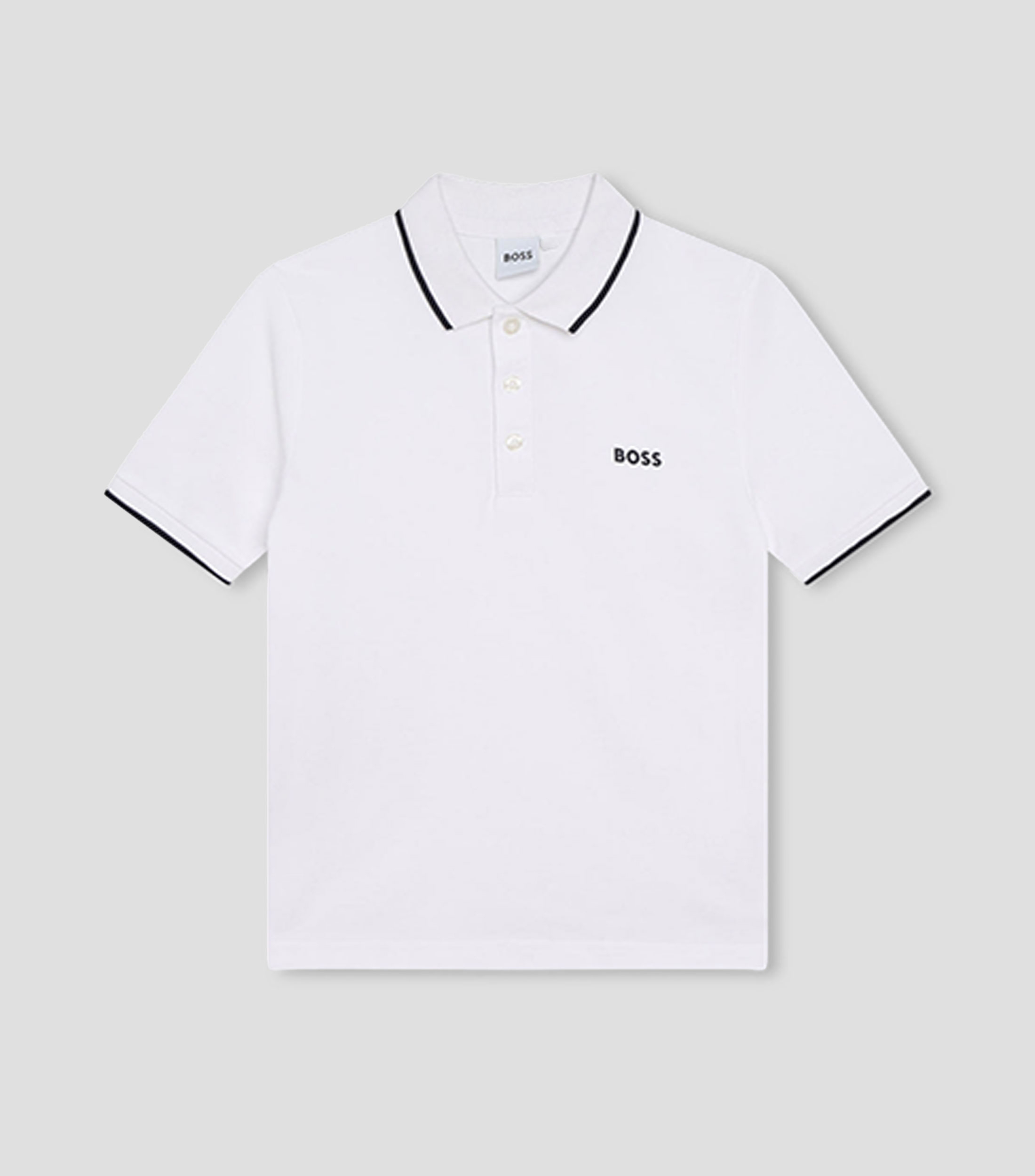 Playera polo manga corta lisa Niño
