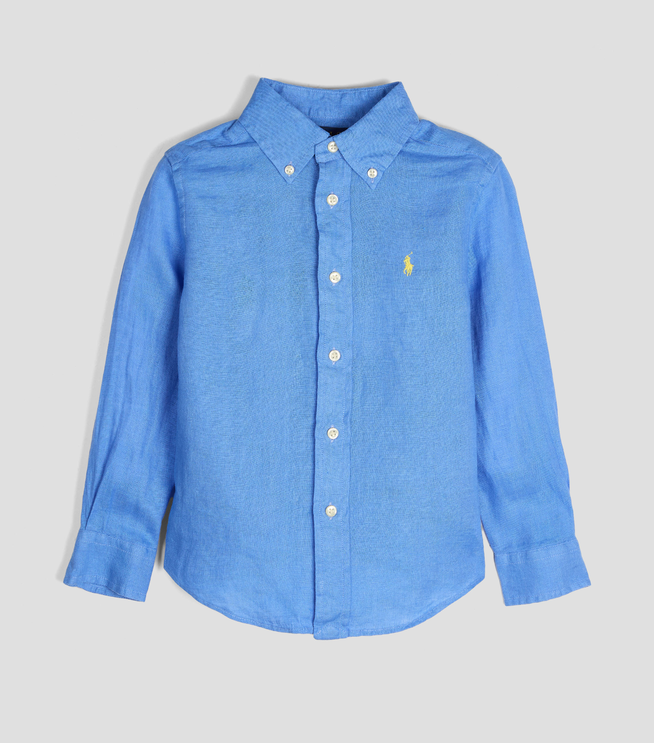 Camisa lisa manga larga Bebé