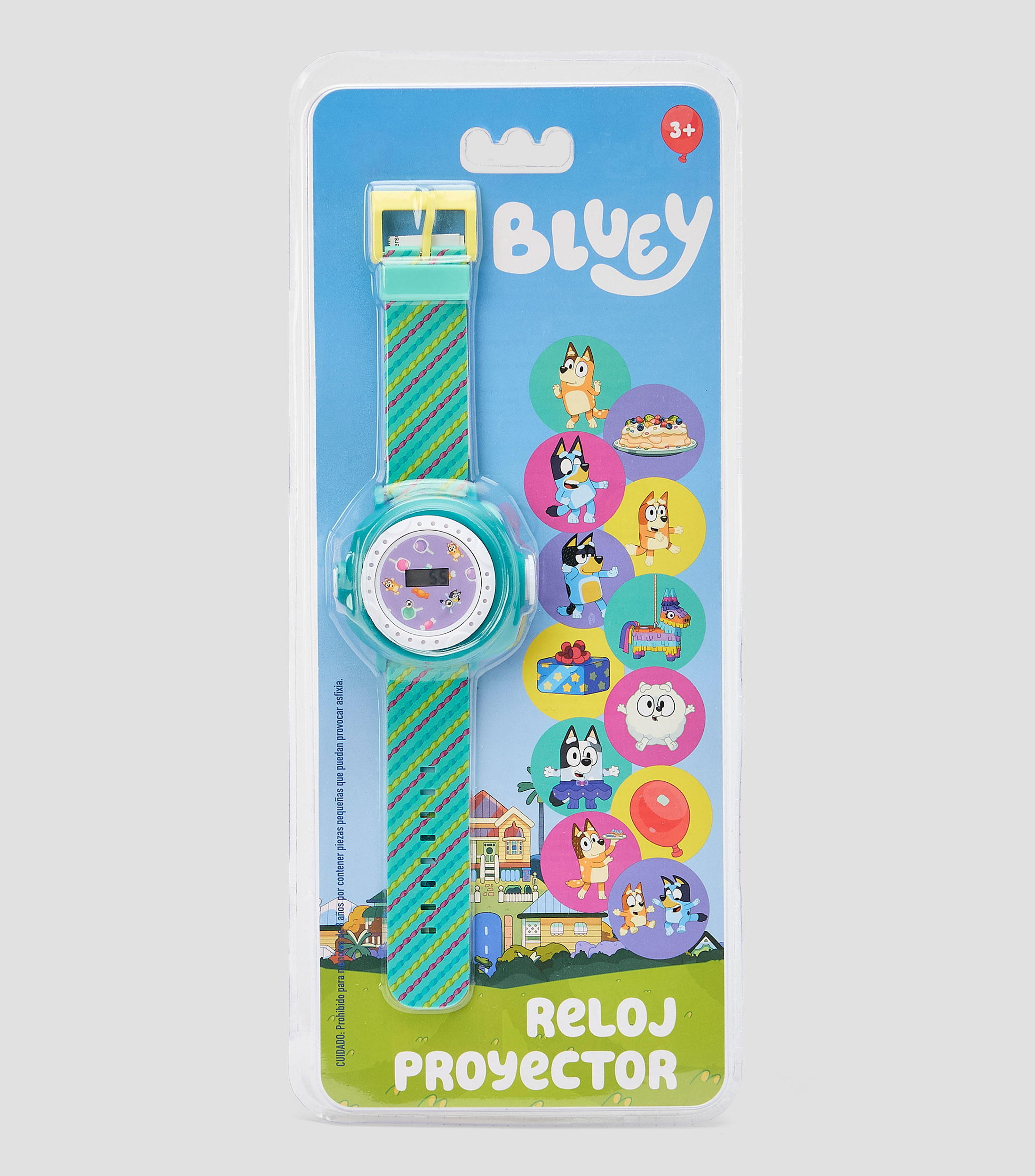 Reloj Proyector Bluey Niña