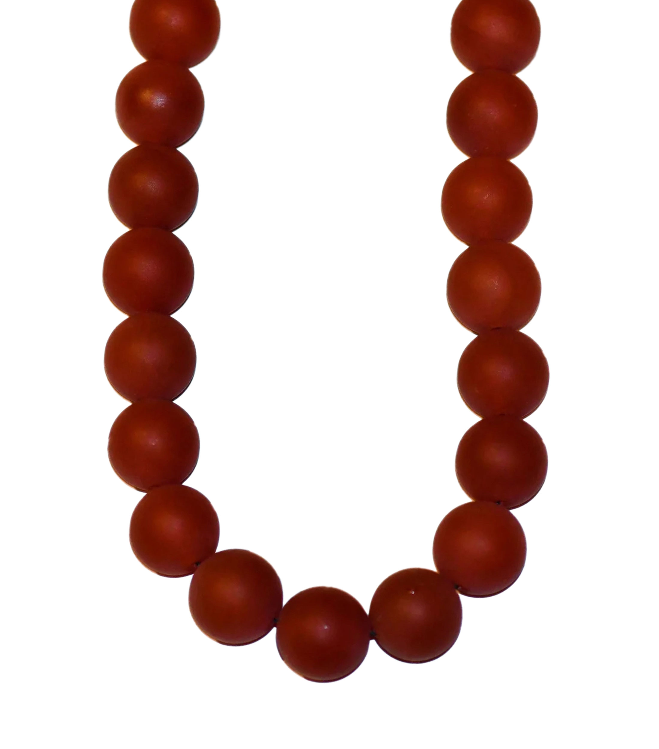 Collar en Plata .925 Coral Matte Beats Hombre