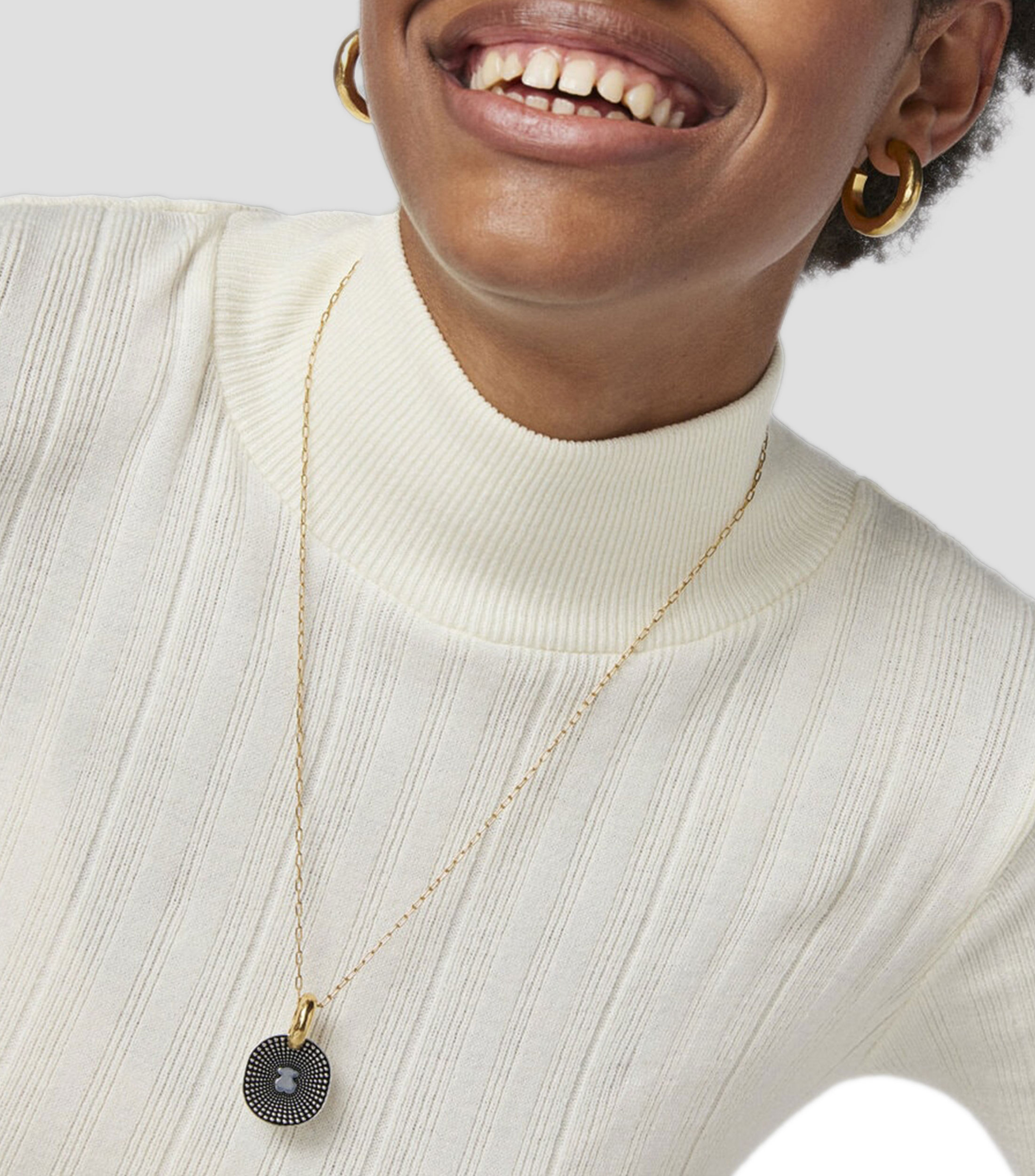 Dije en plata .925 Oursin Mujer