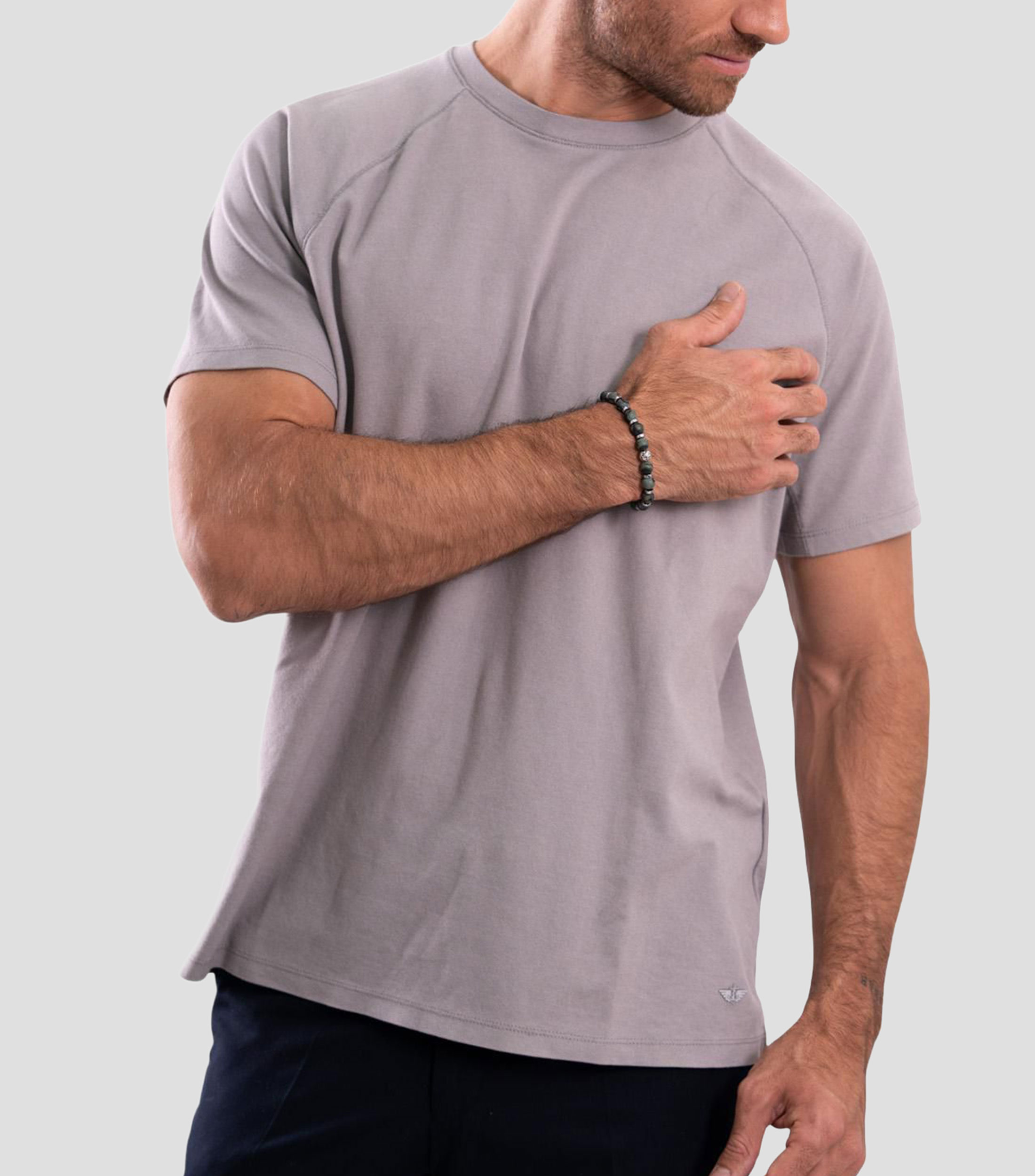 Brazalete con Jasper Kambaba y hematita Hombre