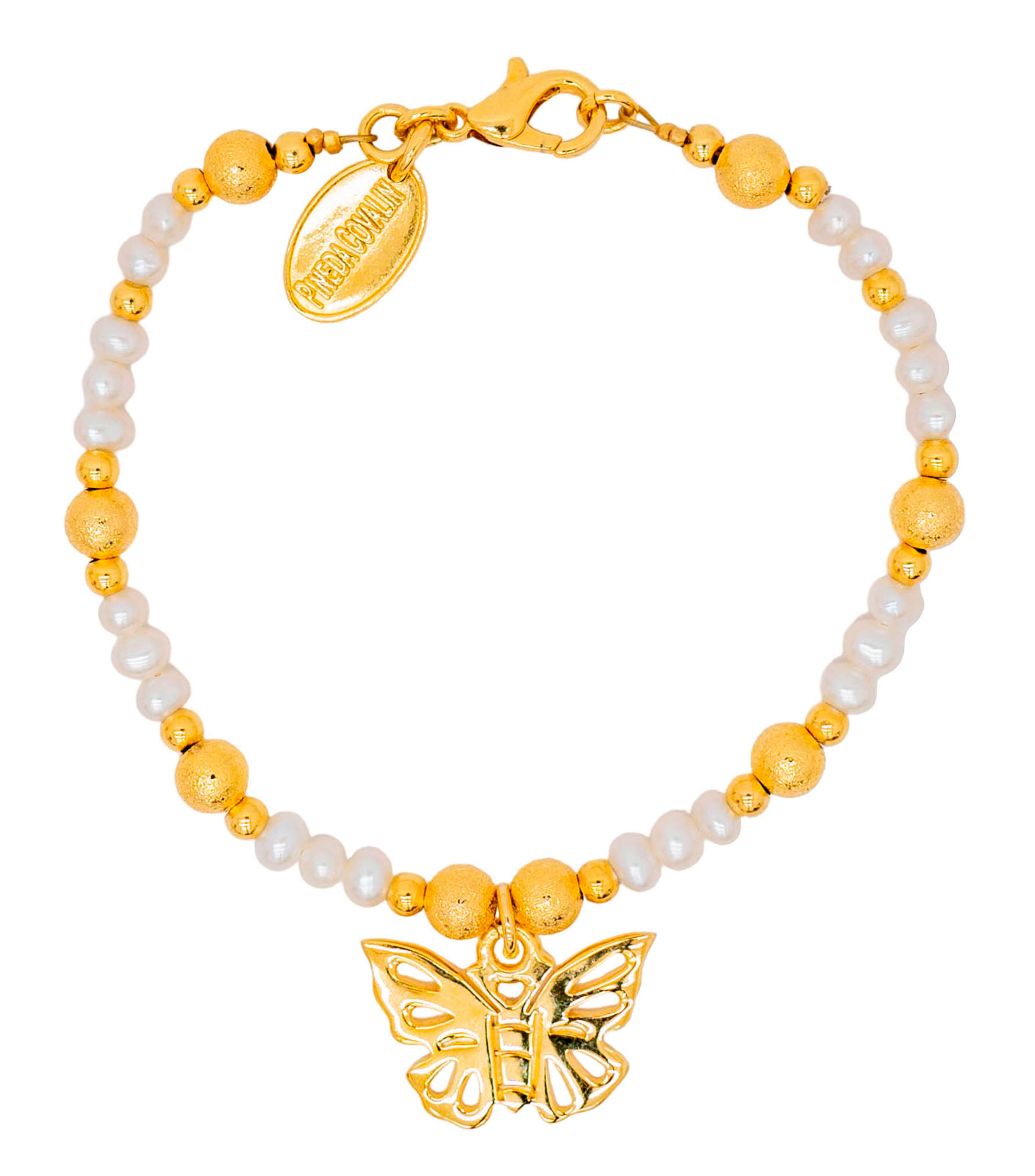 Brazalete con mariposa decorativa Mujer
