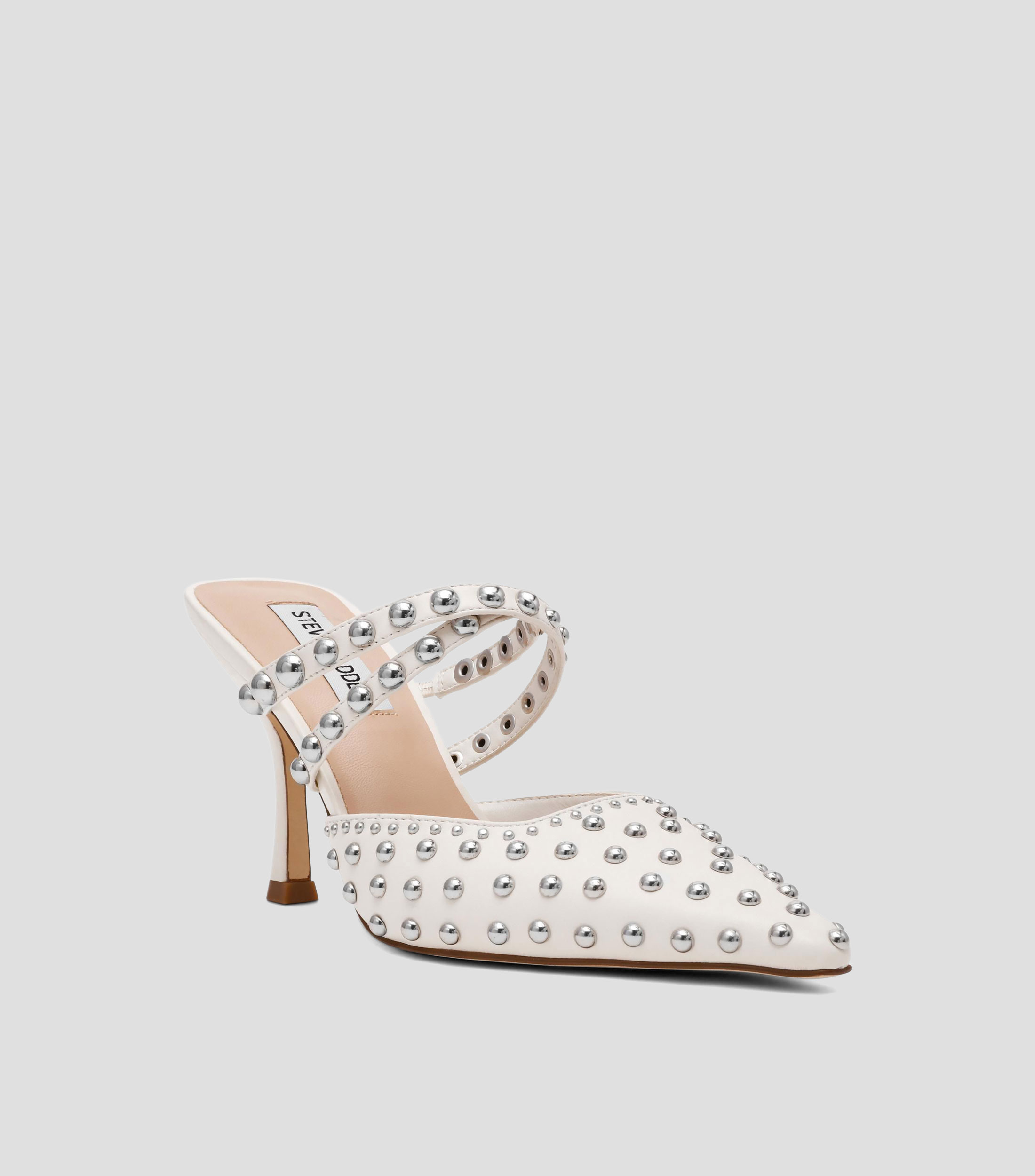 Zapatillas slip on Brecker de tacón mediano delgado Mujer